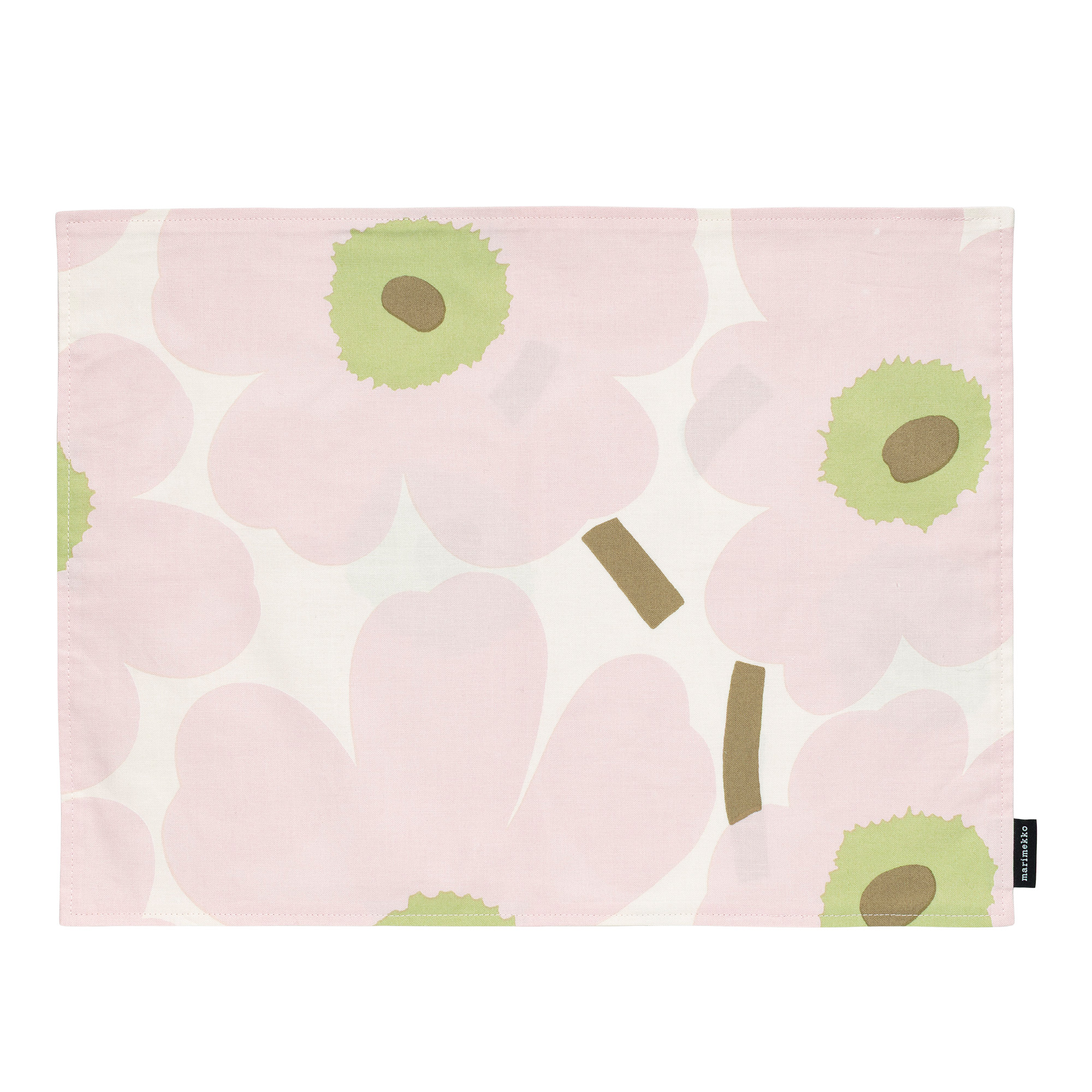 Marimekko - P.UNIKKO ACRYL F.PLACEMAT, off white, pink, pear, sand - Bordstabletter | Servering - Serveringstillbehör - Bordstabletter | Möbelexperten
