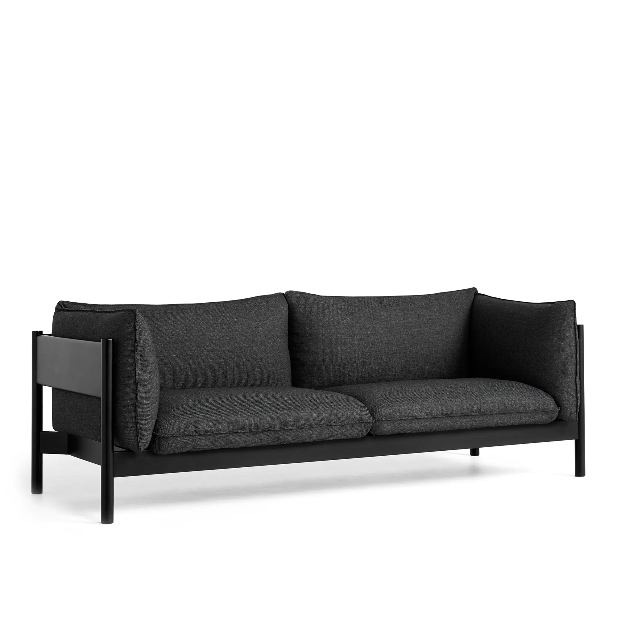 Arbour Eco 3-sitssoffa Black Stained Beech