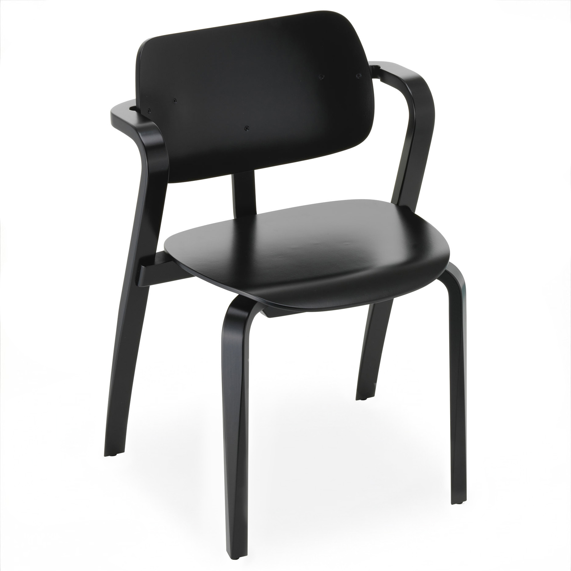 Artek - Aslak Chair Svart - Matstolar - Ilmari Tapiovaara - Svart - Tr&auml;