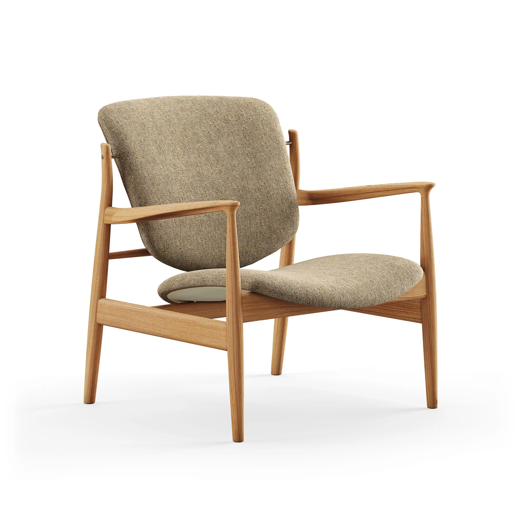France fåtölj Dark oiled oak