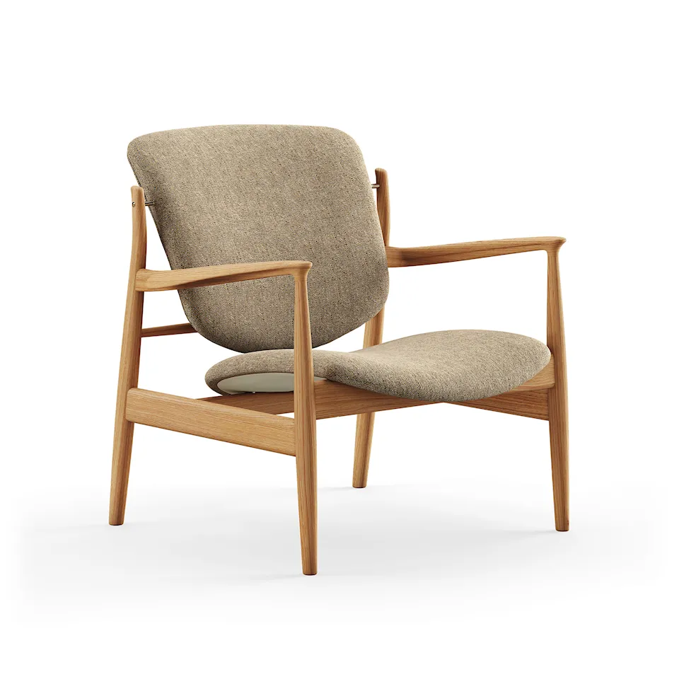 France fåtölj Dark oiled oak