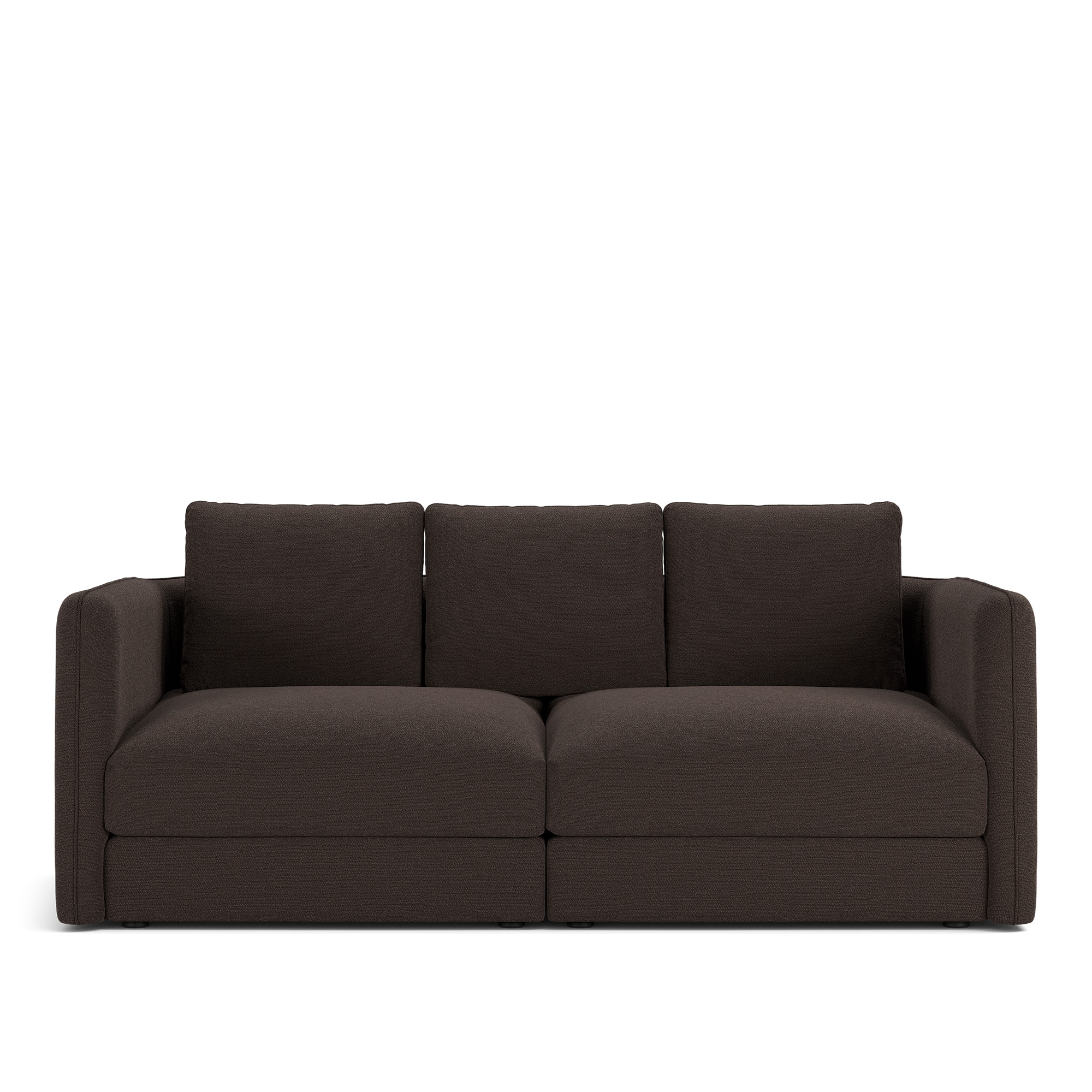 NOGA - Pavarotti 2-Seater, Removable Cover, Cushion Variant 02, Lario 120 - Soffor - Svart