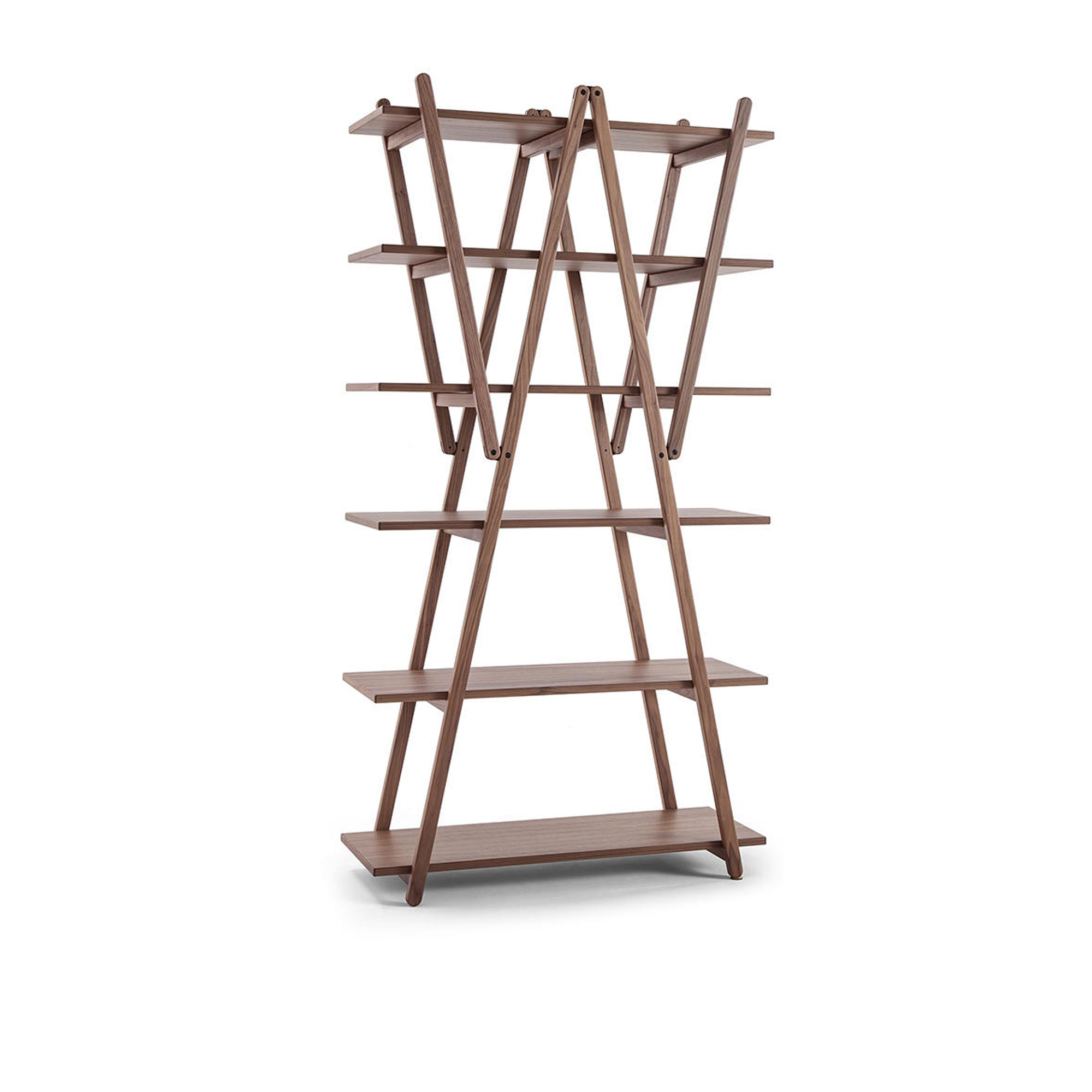 Cassina - 114 Nuvola Rossa American Walnut - Bokhyllor - designer_vico_magistretti - Träfärgad - Trä