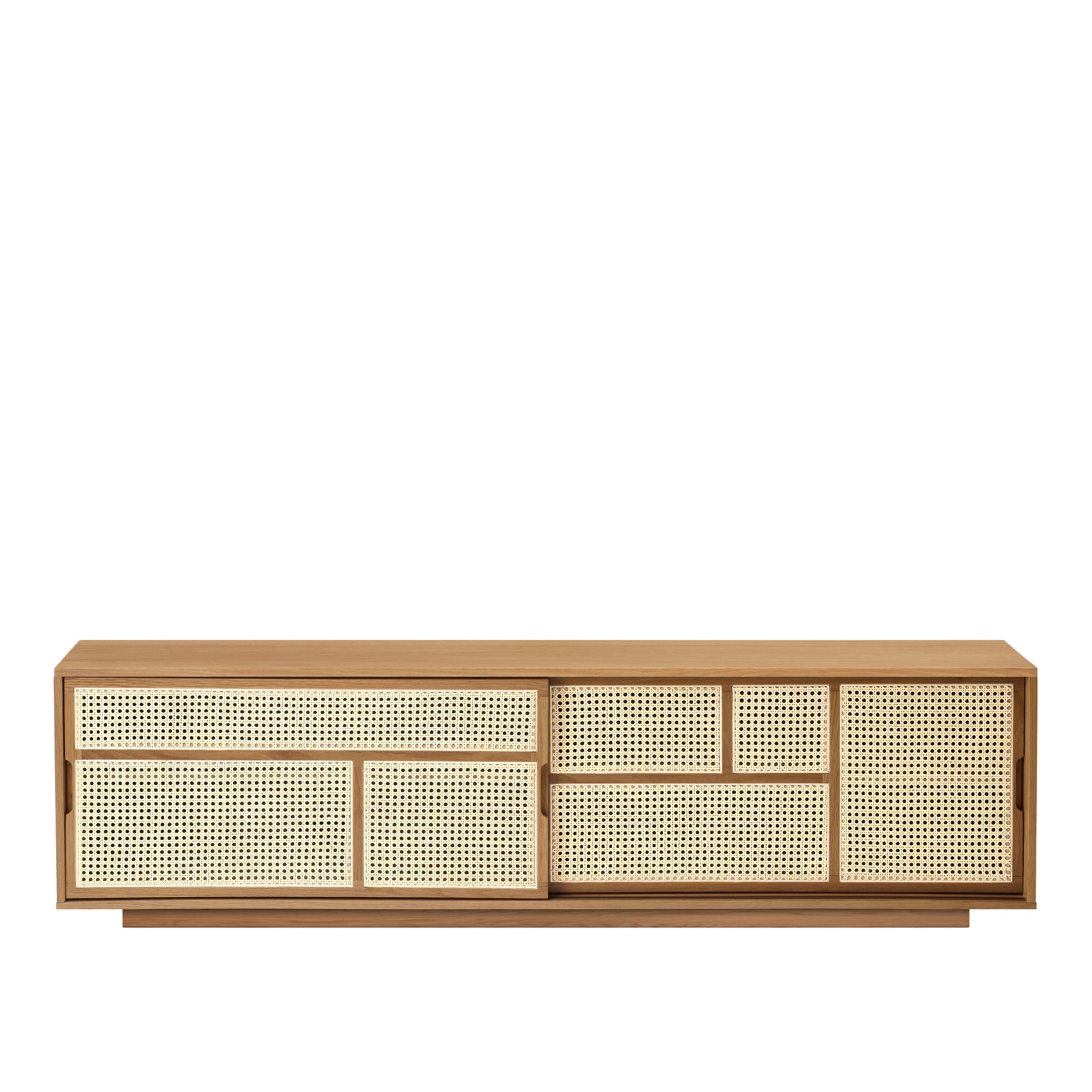 Design House Stockholm - Air Sideboard Low Oak - Sk&auml;nkar och sideboards - Mathieu Gustafsson - Naturmaterial/Tr&auml;