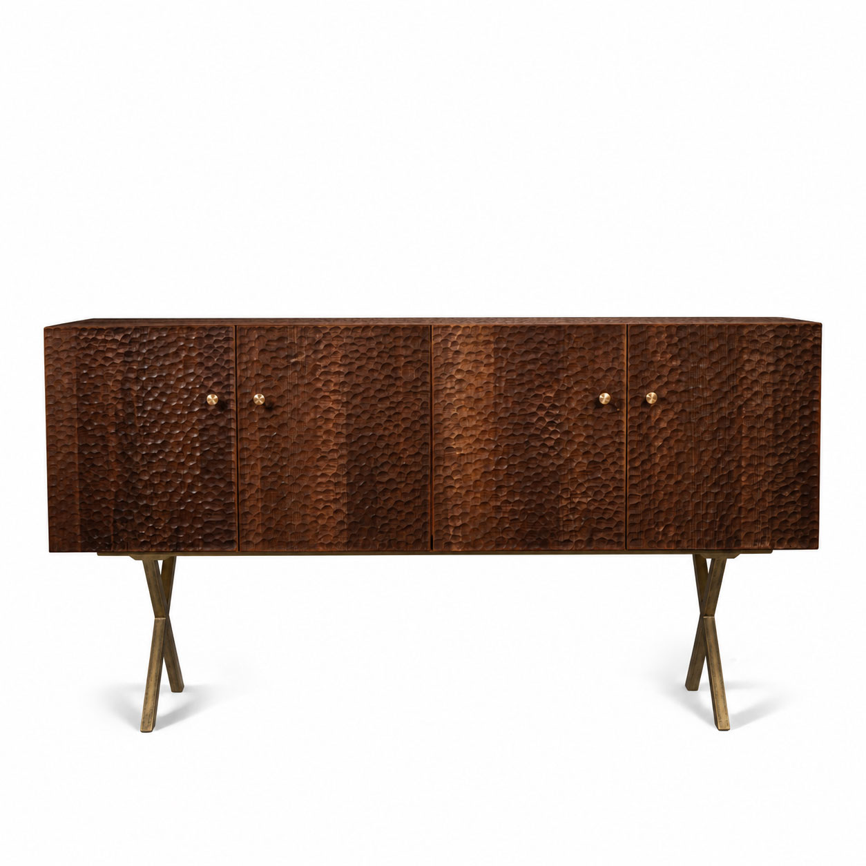 Zanat - Touch sideboard 172 cm brons/oljad valn&ouml;t - Sk&auml;nkar och sideboards - Studioilse - Tr&auml;f&auml;rgad - Tr&auml;