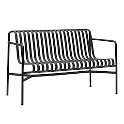 Palissade Dining bänk med armstöd