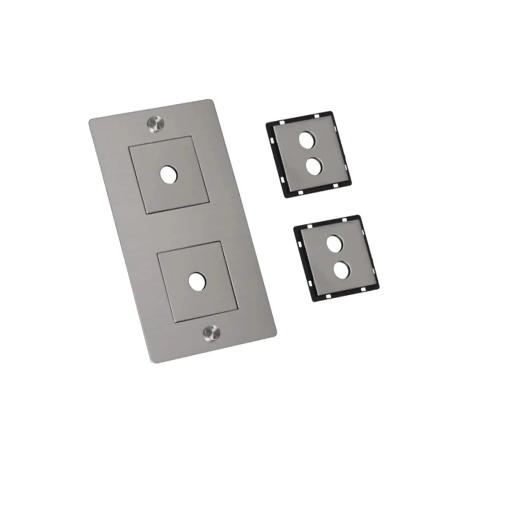 2G Wall Plate Vertical With Infills