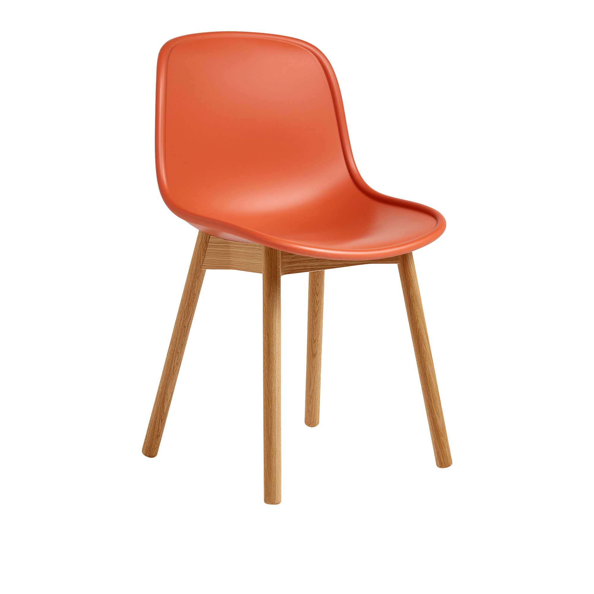 HAY - Neu 13 - Oiled Oak - Orange - Matstolar - Orange - Trä/Plast