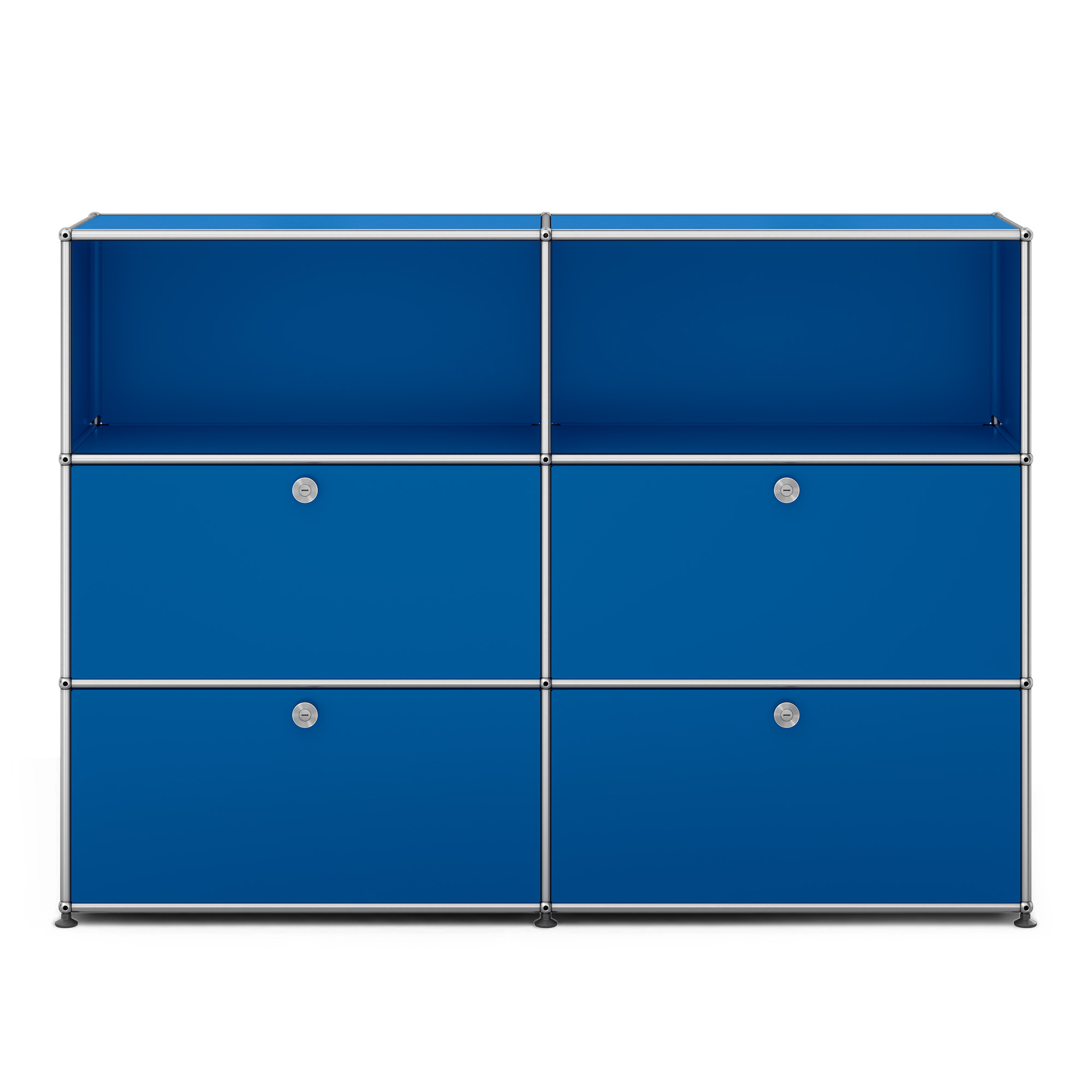 USM - USM Haller M64 27 Gentian Blue - Sk&auml;nkar och sideboards - Fritz Haller & Paul Sch&auml;rer - Gr&aring; - Metall