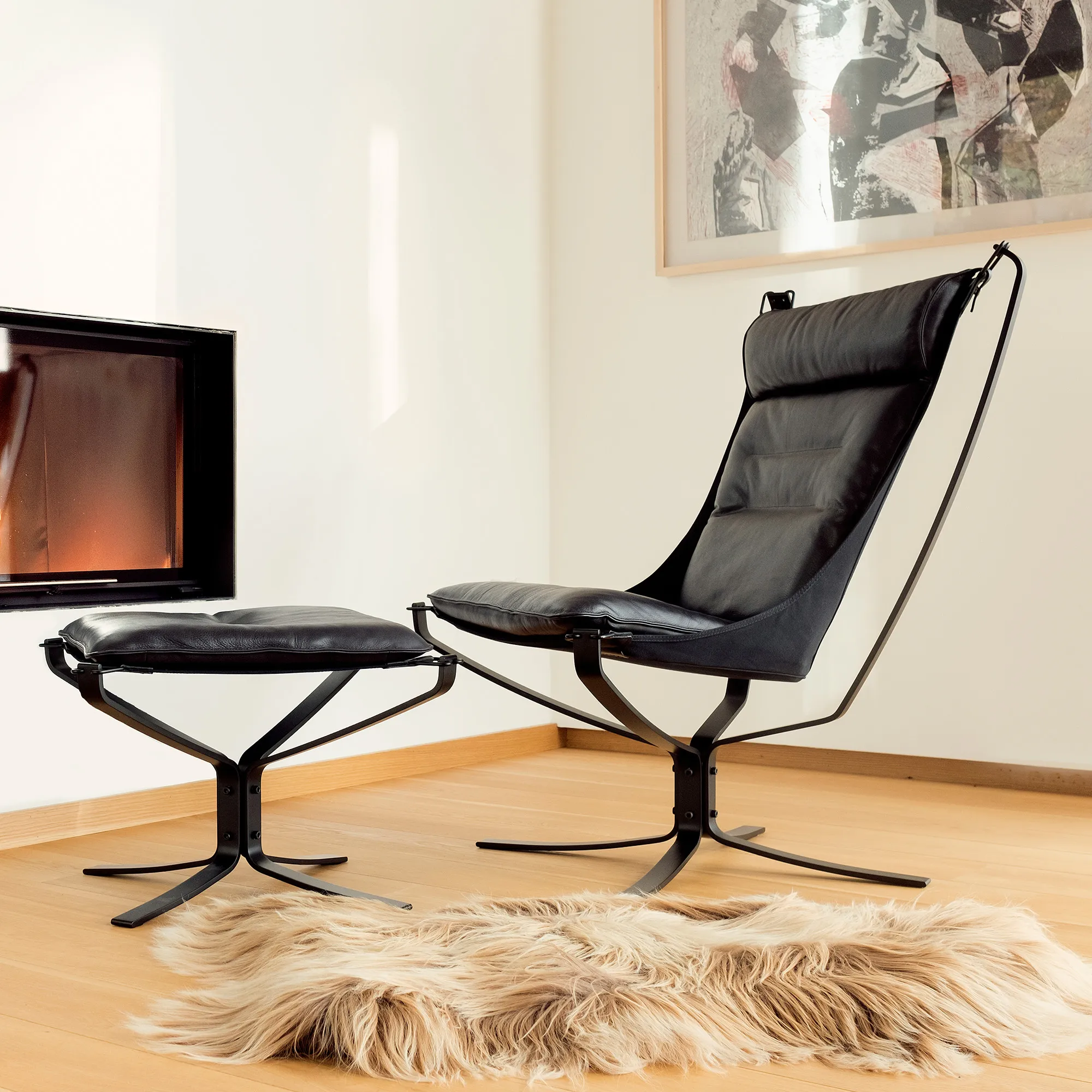 Falcon Footstool