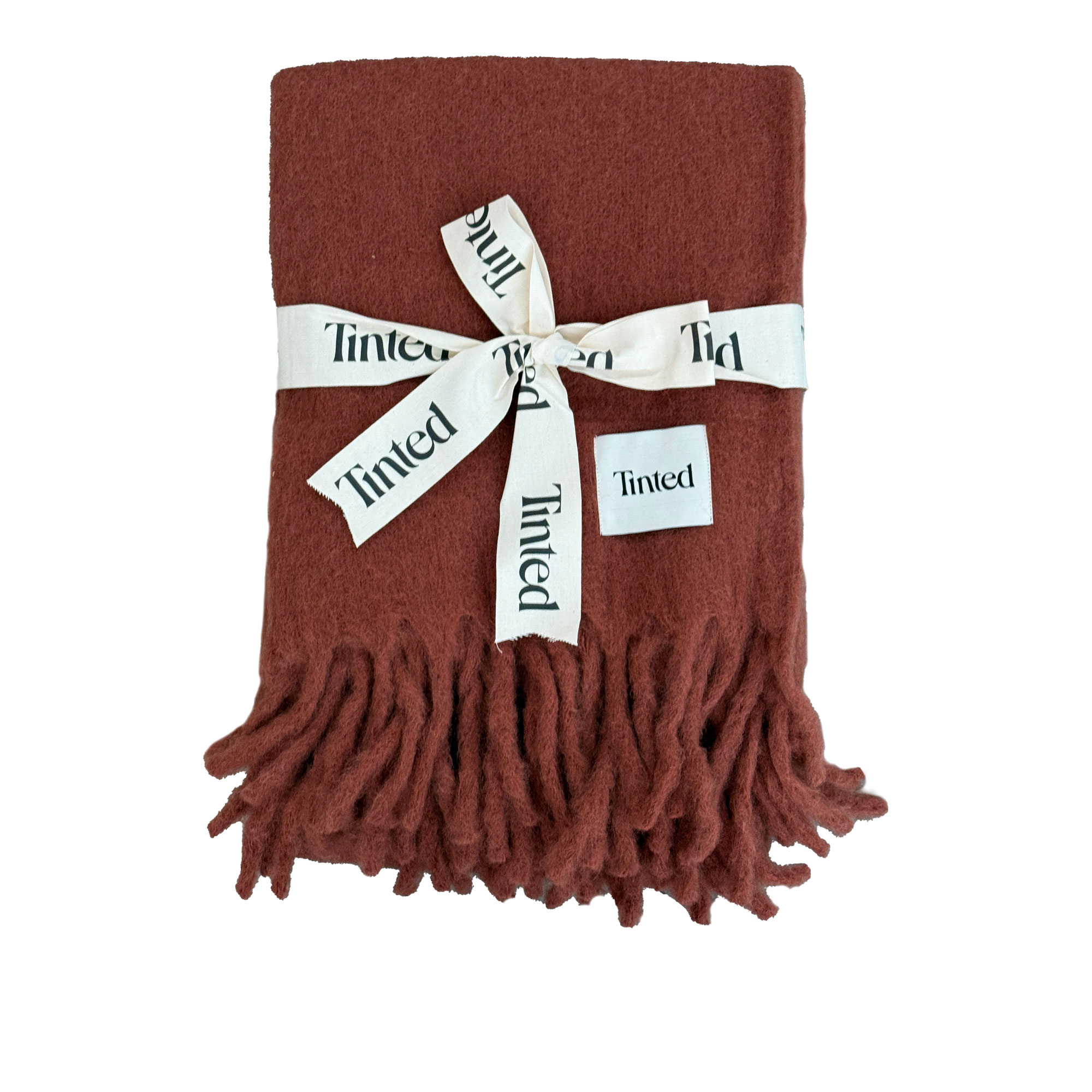 Tinted Objects - Fridh Mohair pläd 130 x 170 rost - Plädar och filtar | Textilier - Plädar Och Prydnadskuddar - Plädar Och Filtar | Möbelexperten