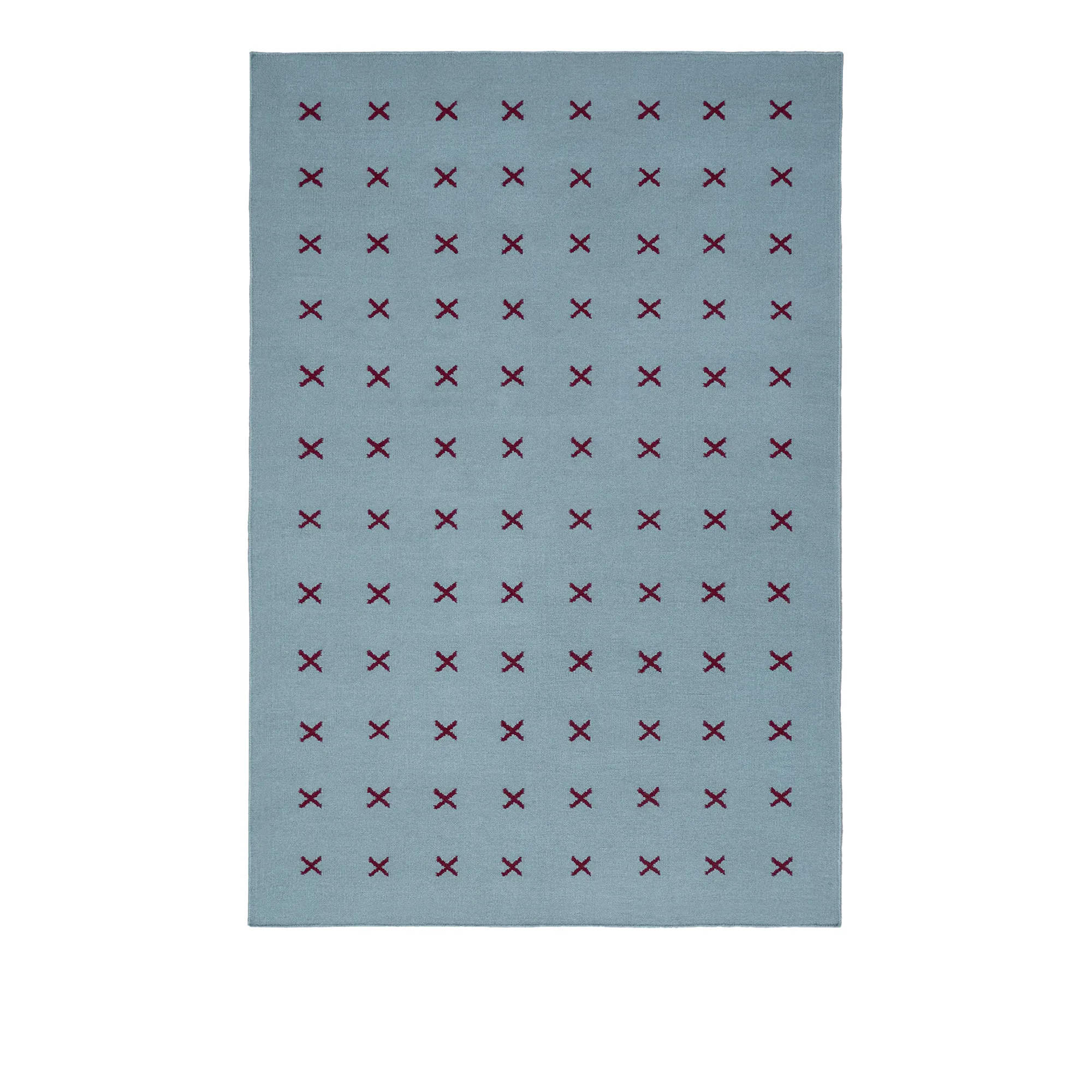Cross Blue/Burgundy ullmatta