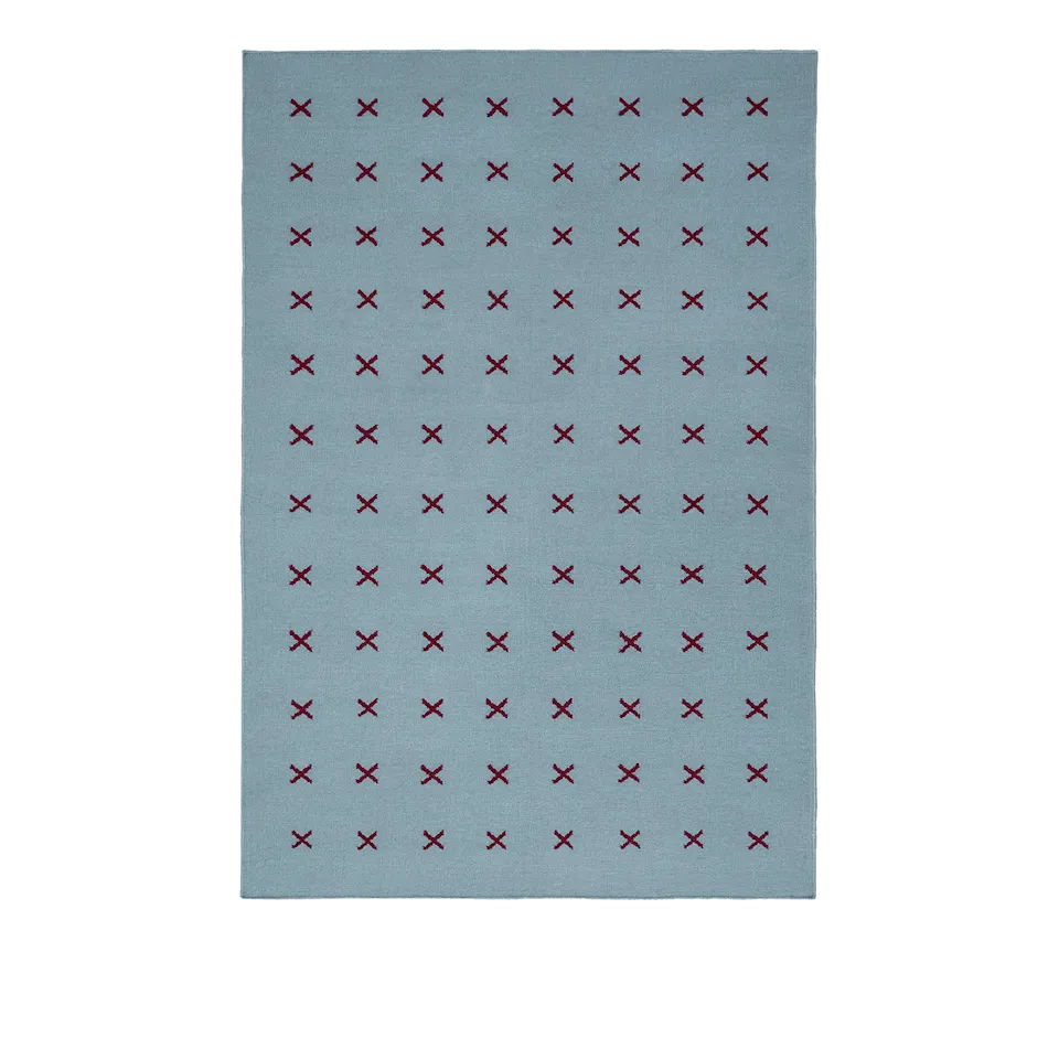 Cross Blue/Burgundy ullmatta