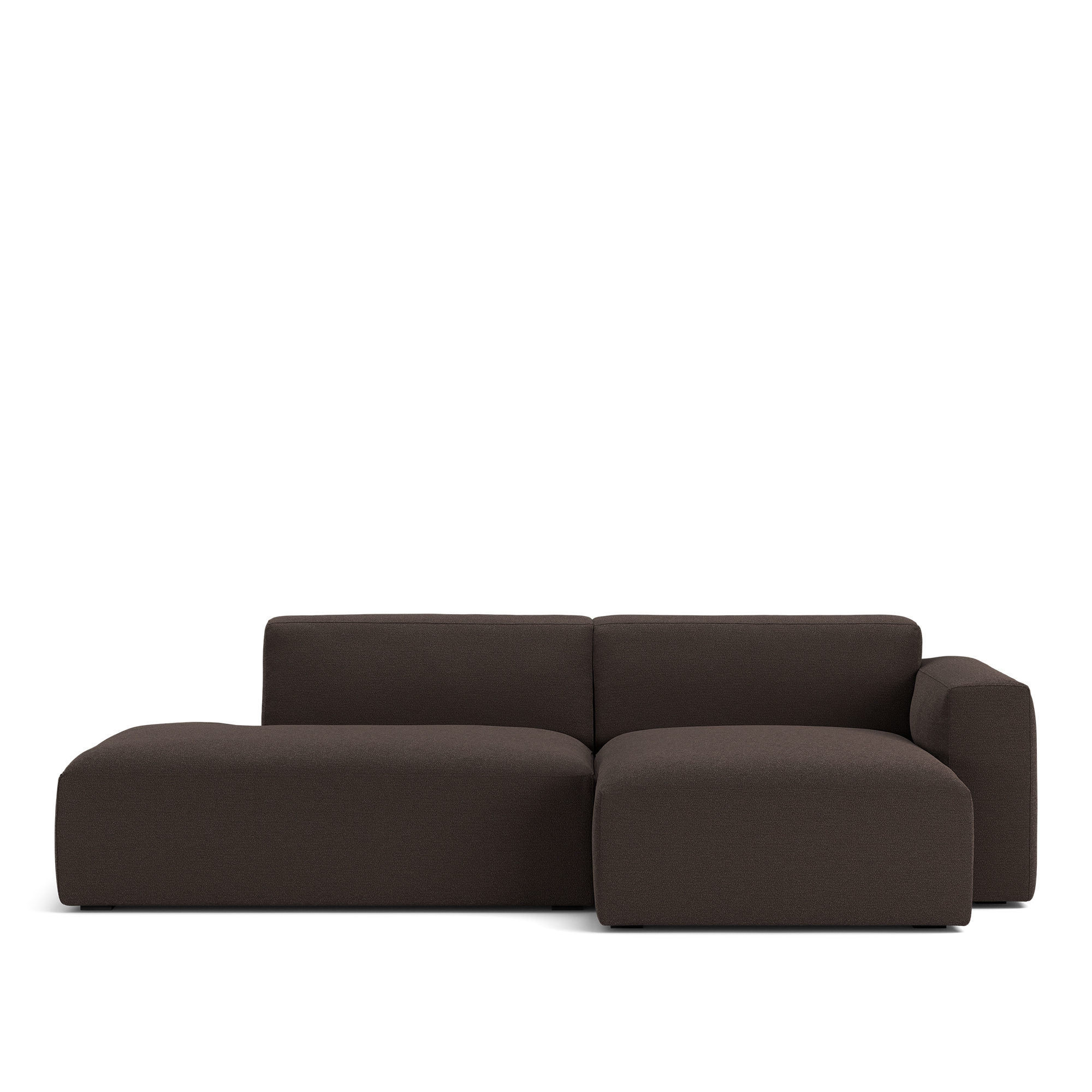 NOGA - Brick 2-Seater Chaise Lounge Open End Left Lario 120 Removable Upholstery - Soffor