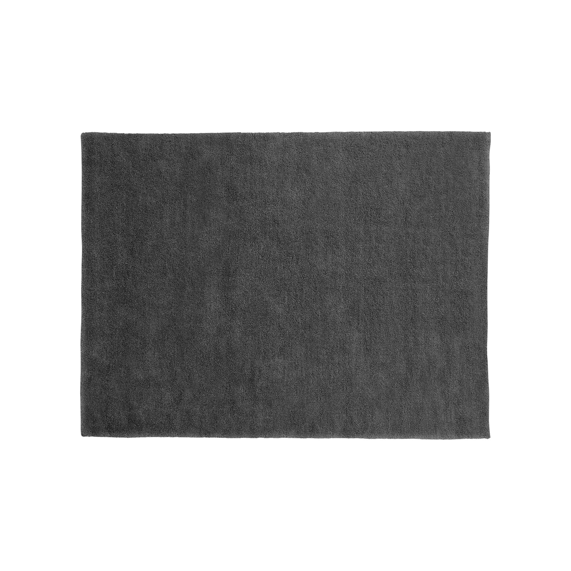 HAY - Raw Rug No2 - Dark Grey - 170 x 240 cm - Enfärgade mattor - Grå