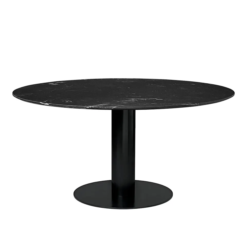 GUBI 2.0 matbord Ø150 cm svart