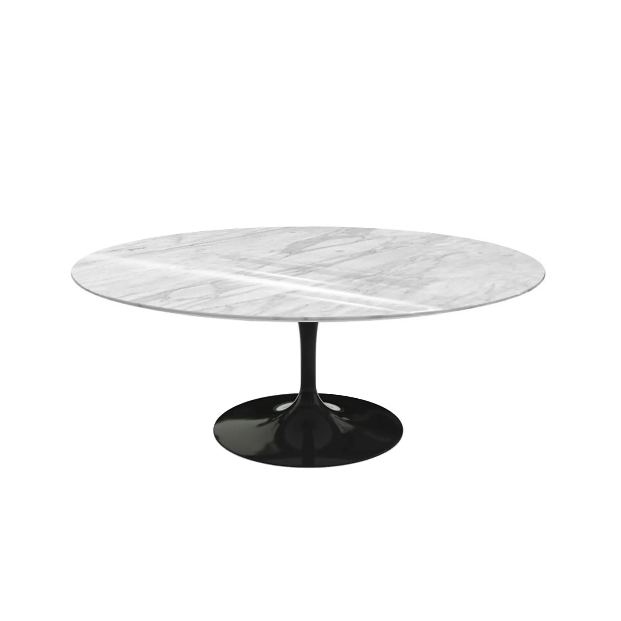 Saarinen Oval soffbord Black