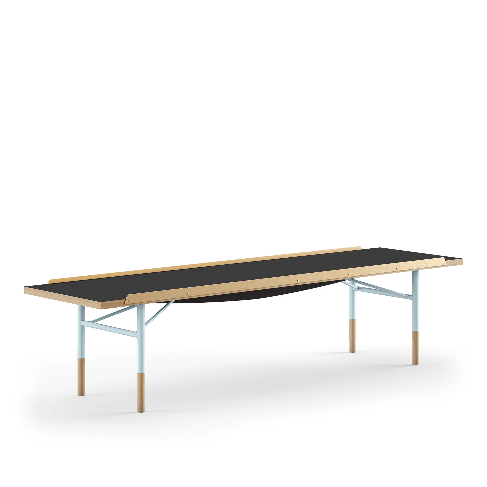 Table Bench bänk Medium med mässingskanter