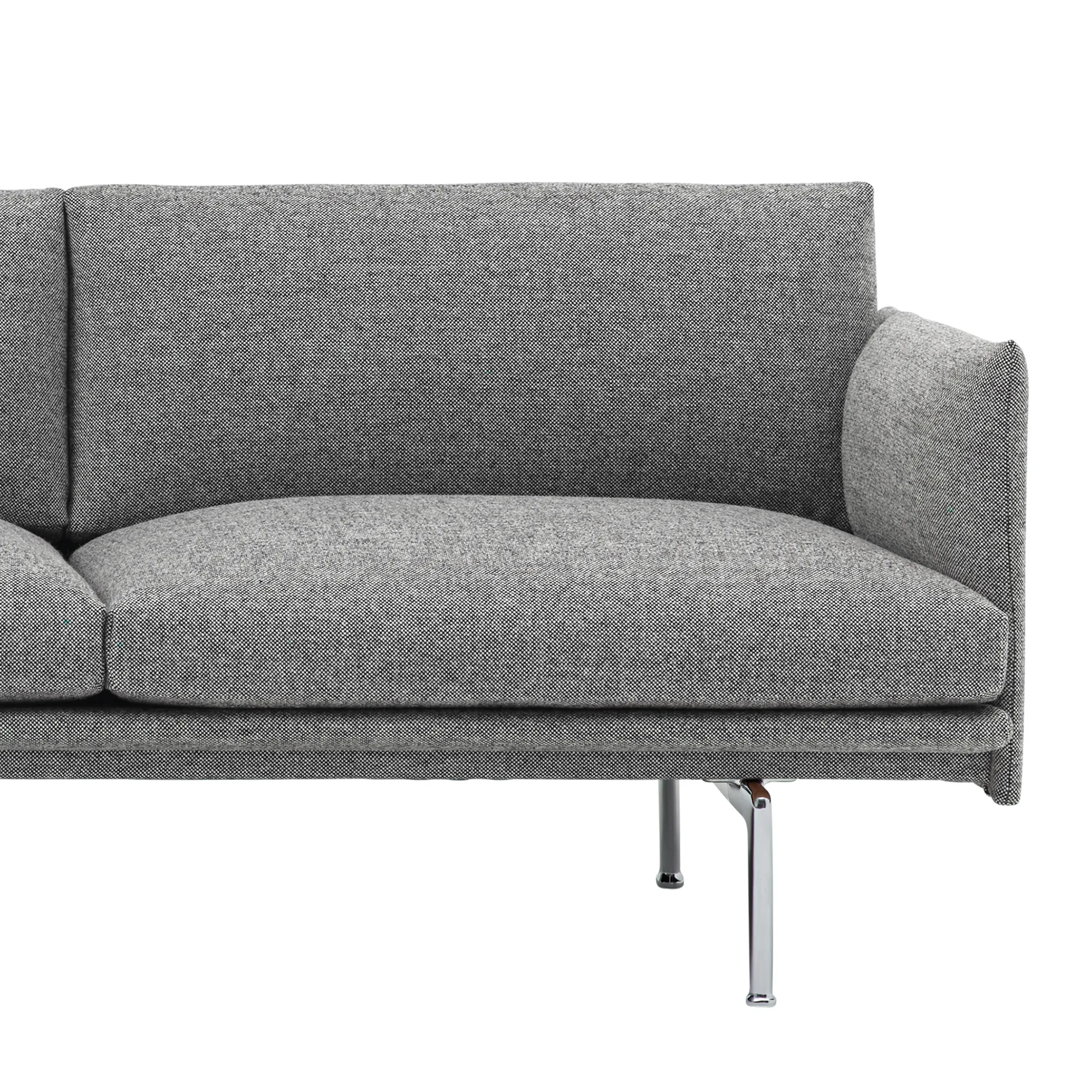 Outline 3 1/2-Seater / Polished Aluminium Base