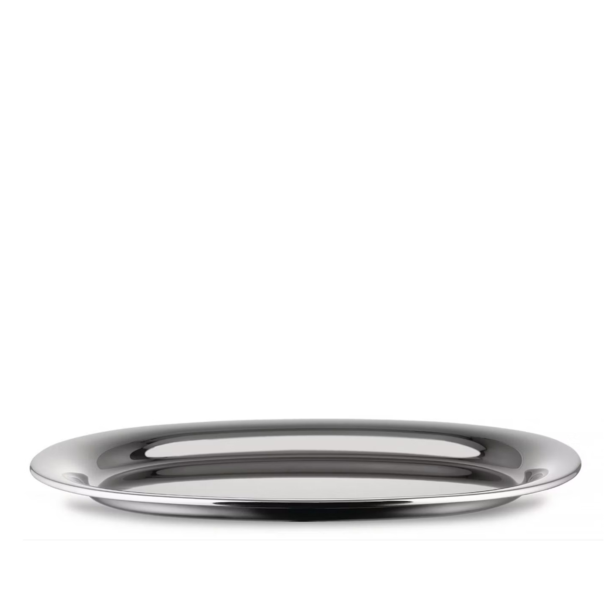 Alessi - FLAT DISH, MIRROR POLISHED JM13/30 L - Oppleggingsfat - Jasper Morrison