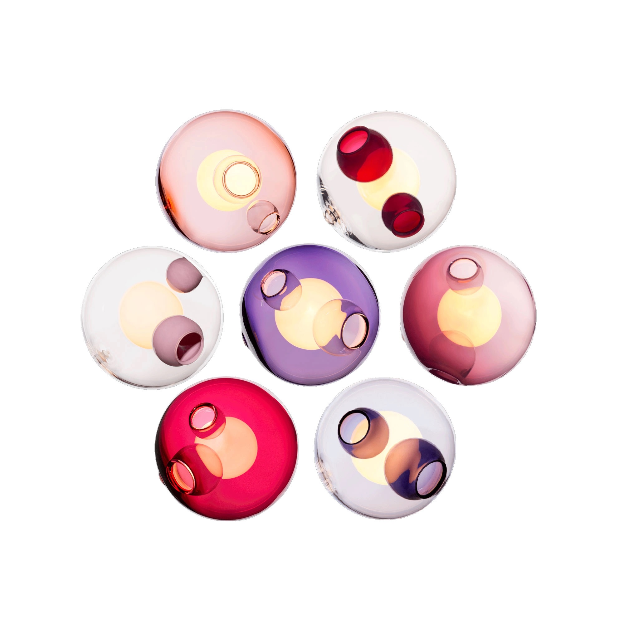 Bocci - 28.7 Cluster, Multi - 08 Xenon - Klusterlampor - Omer Arbel - Flerfärgad