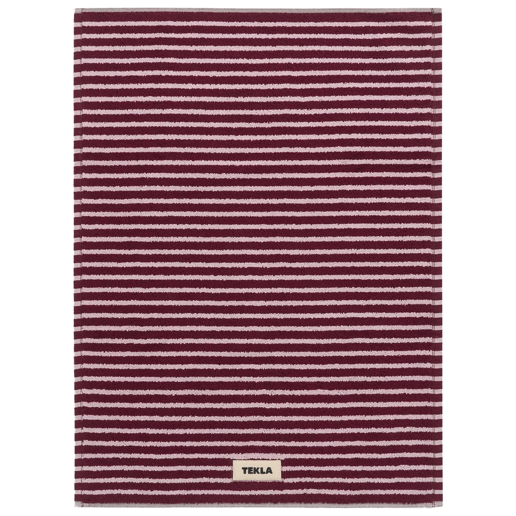  Terry Red & Rose Stripes badrumsmatta 50 x 70 cm