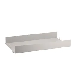 Metalen plank met hoge rand 58 x 30 cm