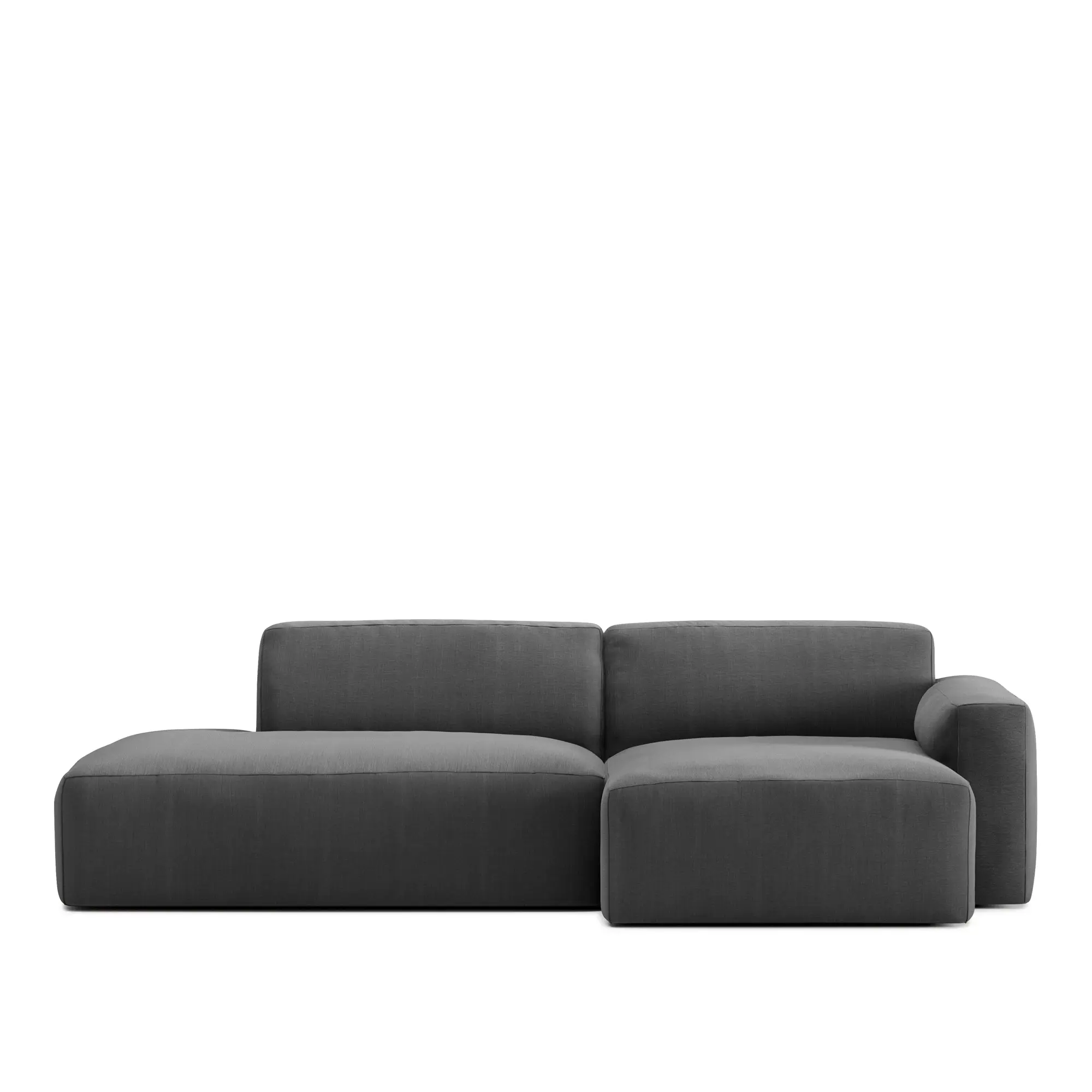 Brick 2-Seater Chaise Lounge Open End Left