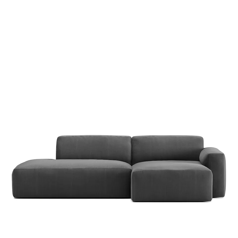 Brick 2-Seater Chaise Lounge Open End Left