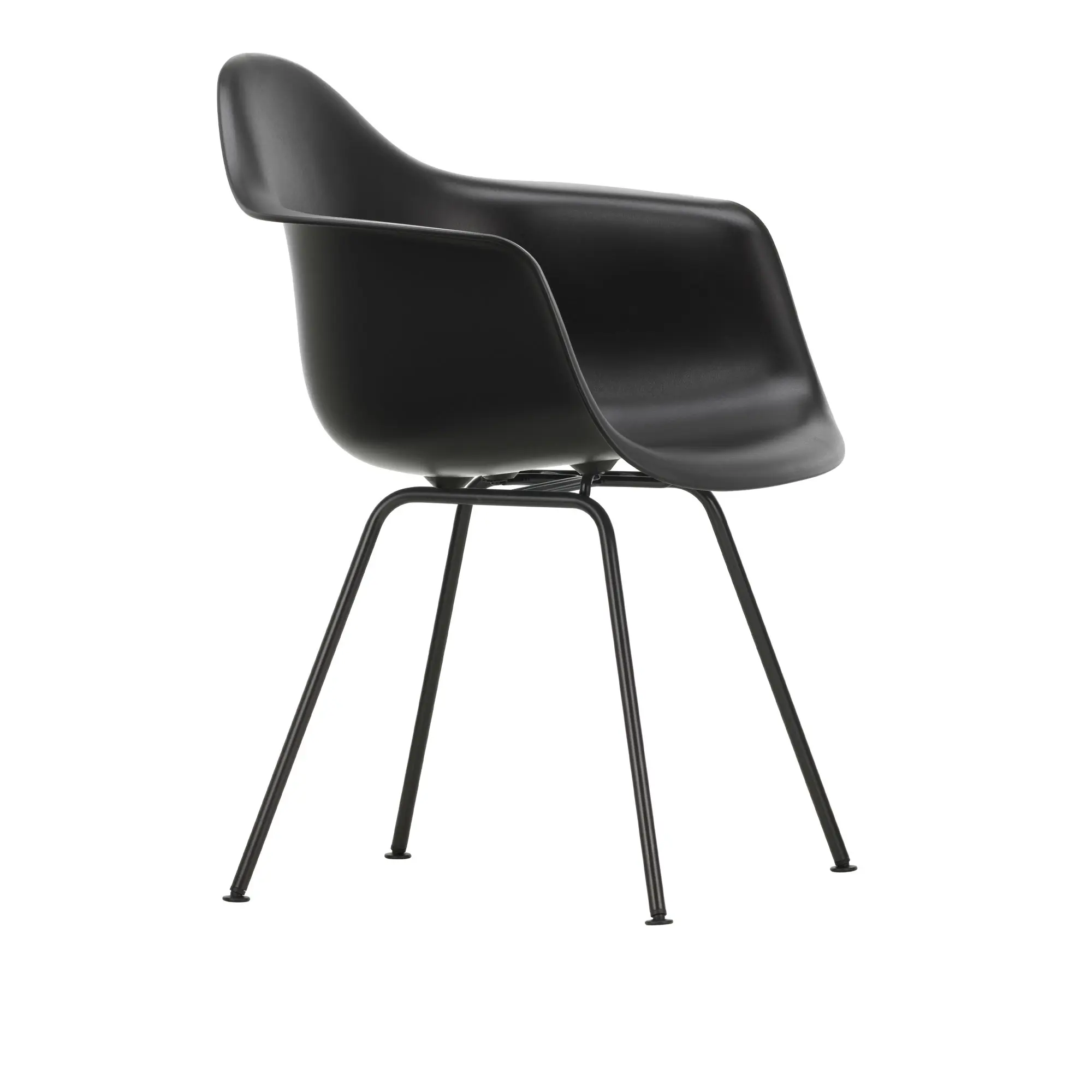 Eames RE Plastic Armchair DAX matstol Basic Dark