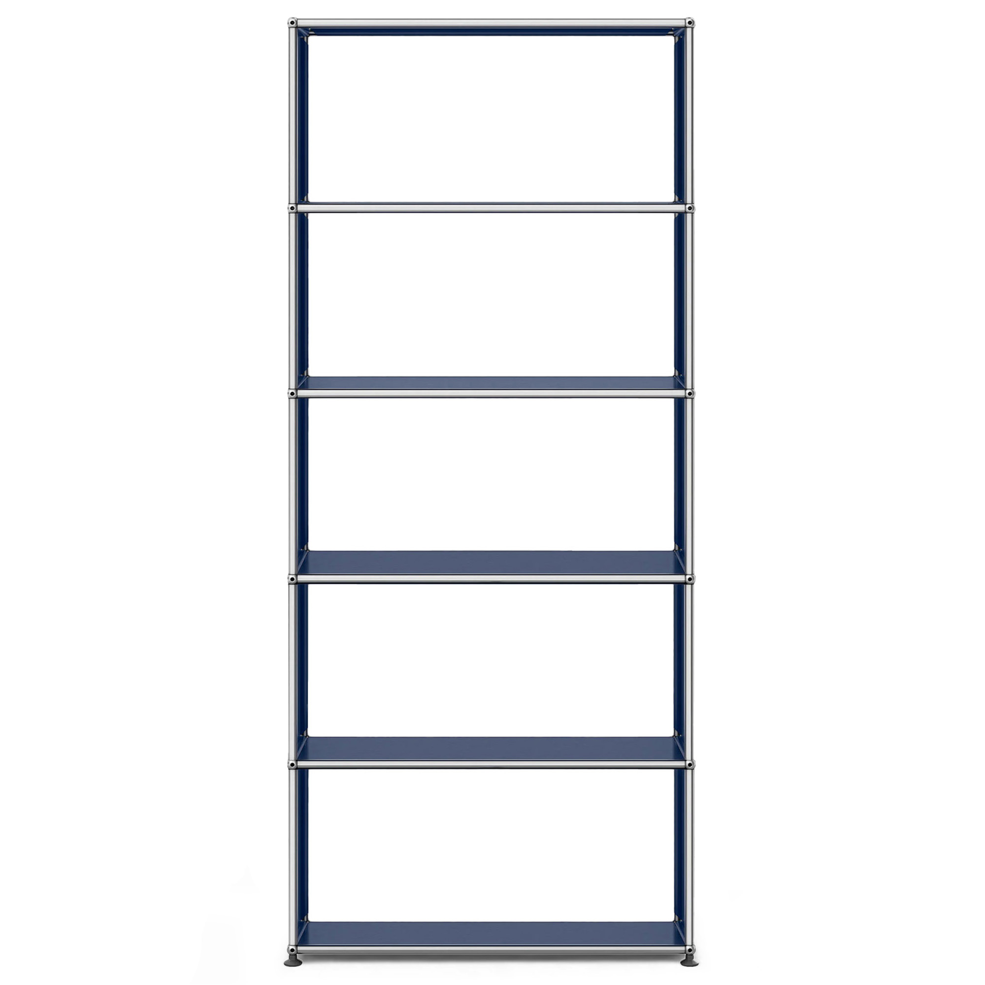 USM - USM Haller 108 Shelving Steel Blue - Hyllor & Hyllsystem - Fritz Haller & Paul Sch&auml;rer - Bl&aring; - Metall