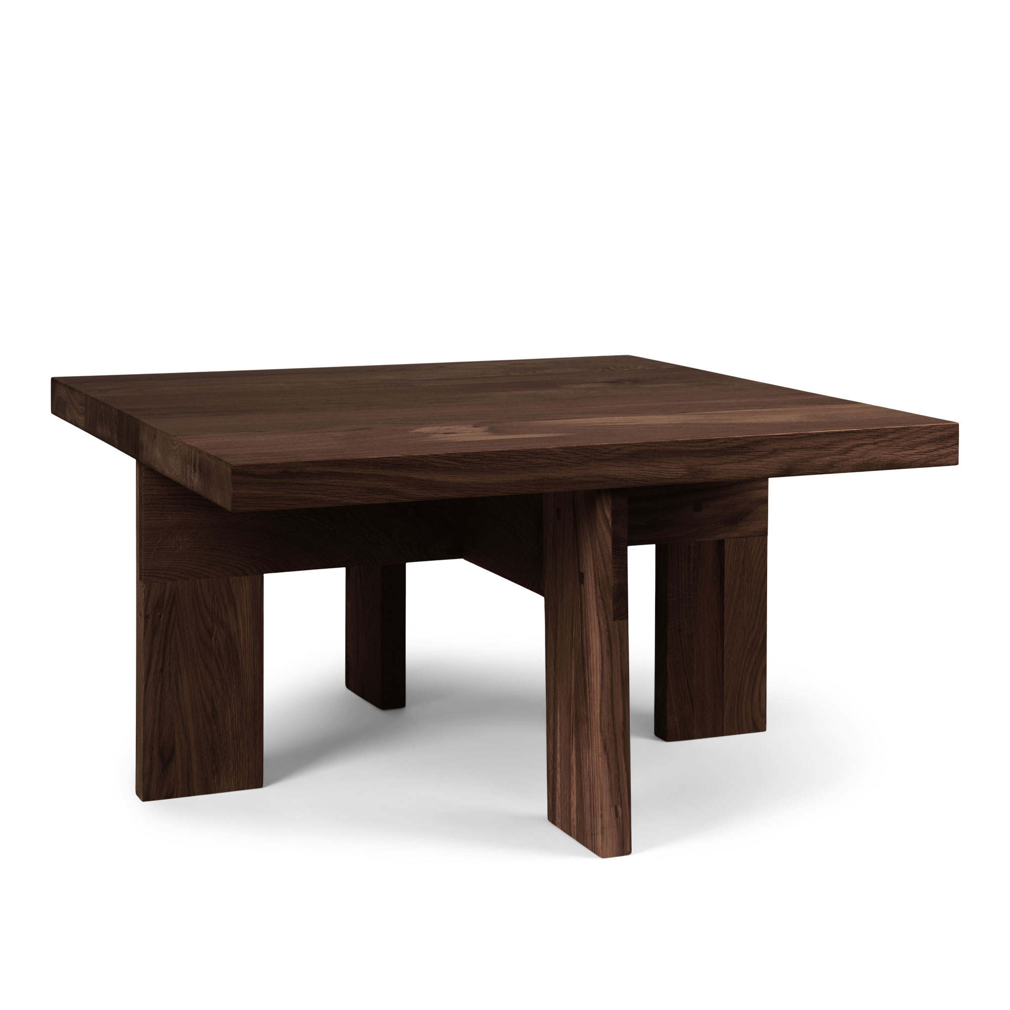 Frama - Farmhouse Square soffbord dark oak - Soffbord - Frama Studio - Brun - Trä | Möbler - Bord - Soffbord | Möbelexperten