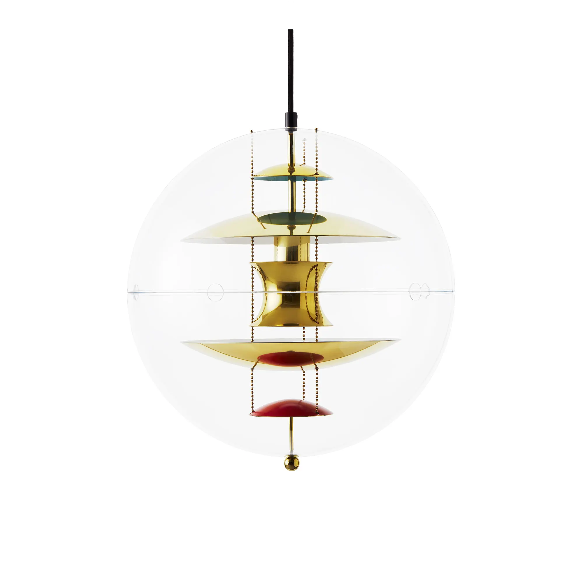 VP Globe Brass Pendant