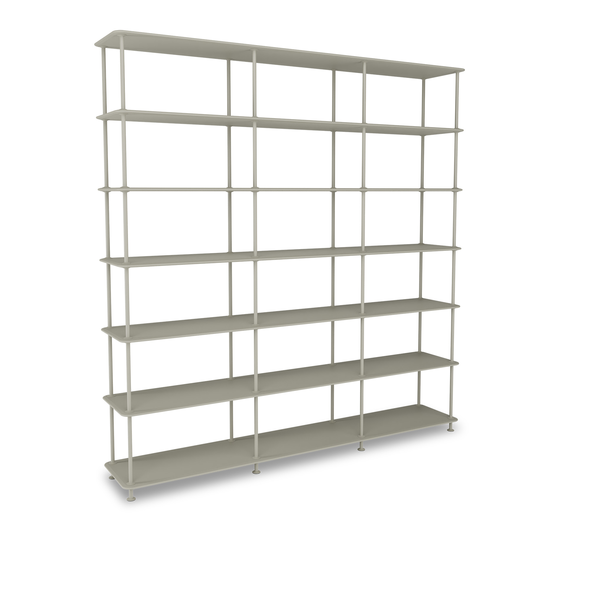 montana - montana free 666000 225-fennelstructure 144-fennel - hyllor & hyllsystem - jakob wagner - grå - metall/trä