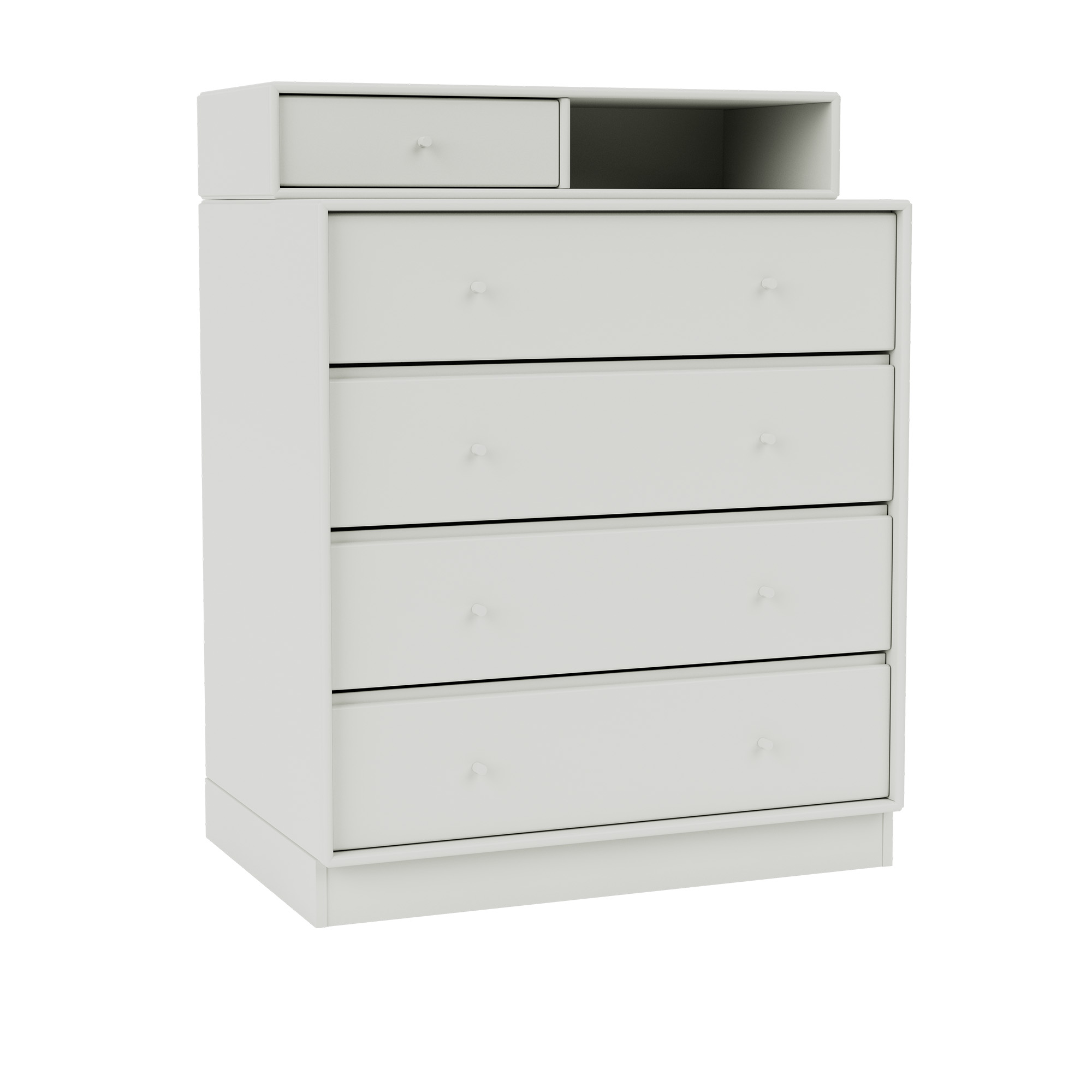 Montana - Keep Chest Of Drawers, Plinth H7 cm - Nordic - Byråer - Peter J. Lassen - Grå - Trä | Möbler - Förvaring Och Hyllor - Byråer | Möbelexperten