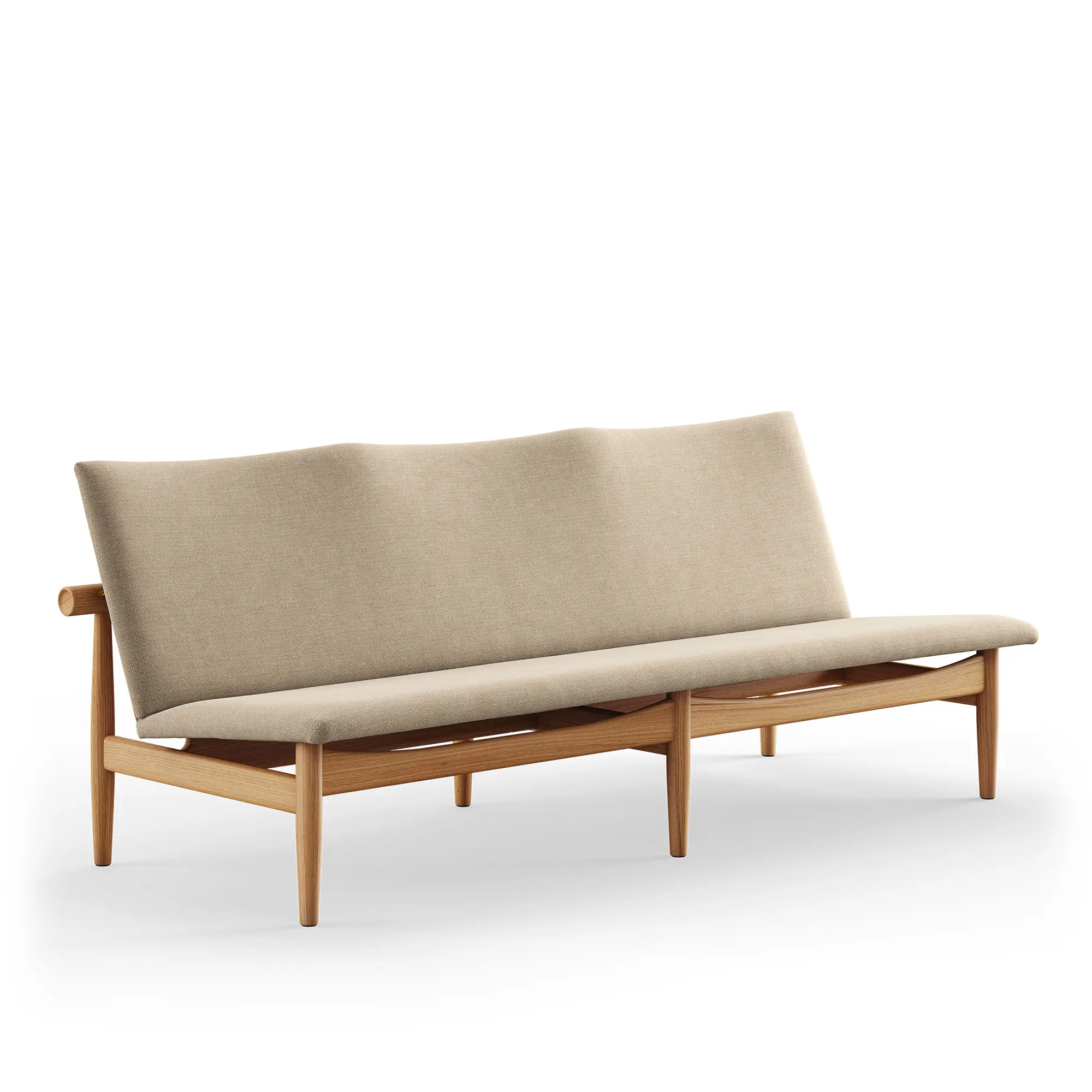 Japan soffa 3 sits Dark oiled oak