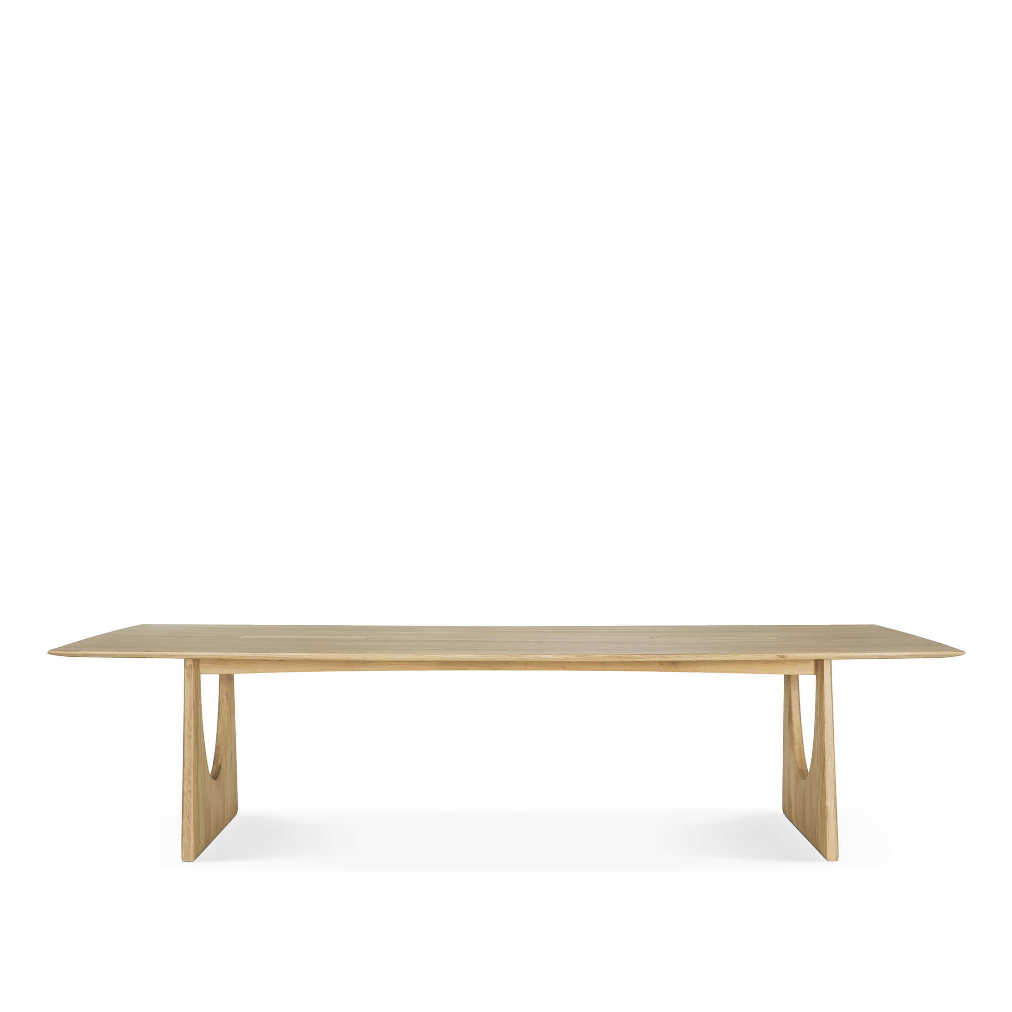 Ethnicraft - Geometric Meeting Table - Varnished Oak - Rectangular 313 x 140 x 76 - Skrivbord - Alain Van Havre - Träfärgad - Trä | Möbler - Bord - Skrivbord | Möbelexperten