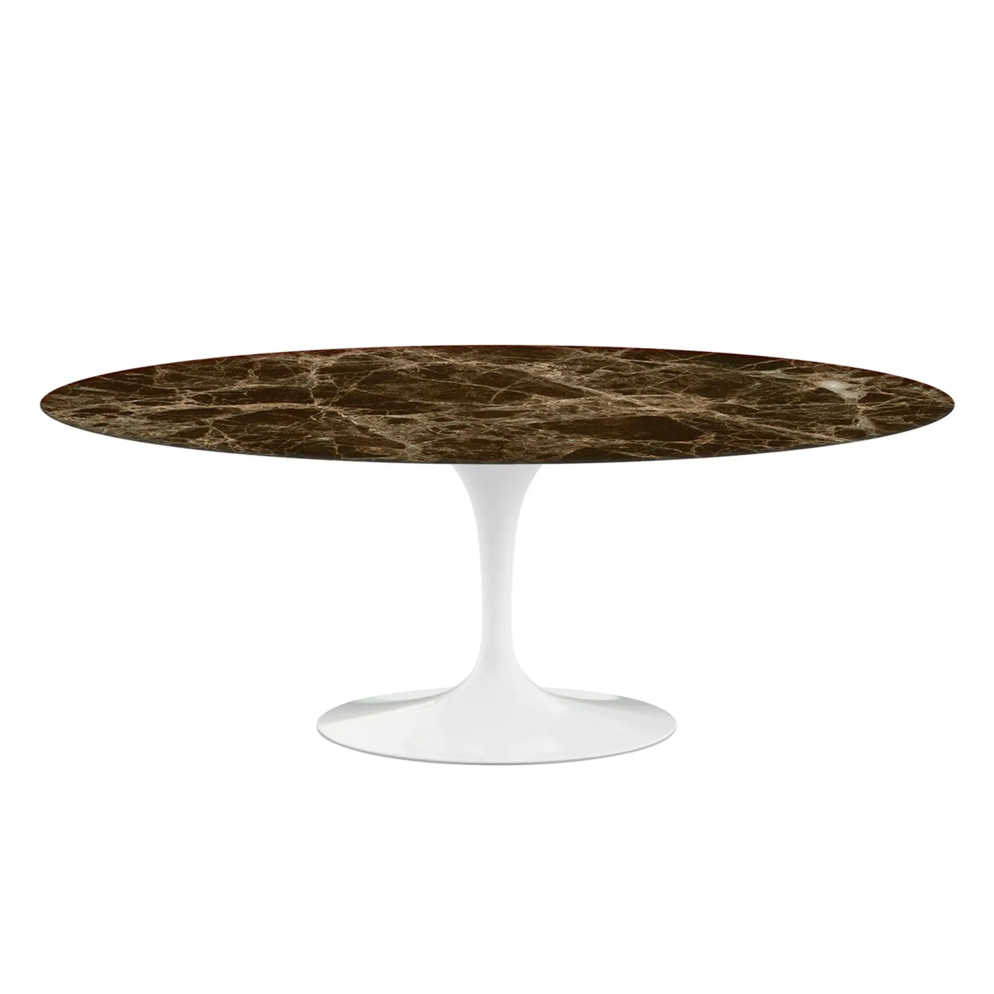 Saarinen Oval matbord 198 cm White