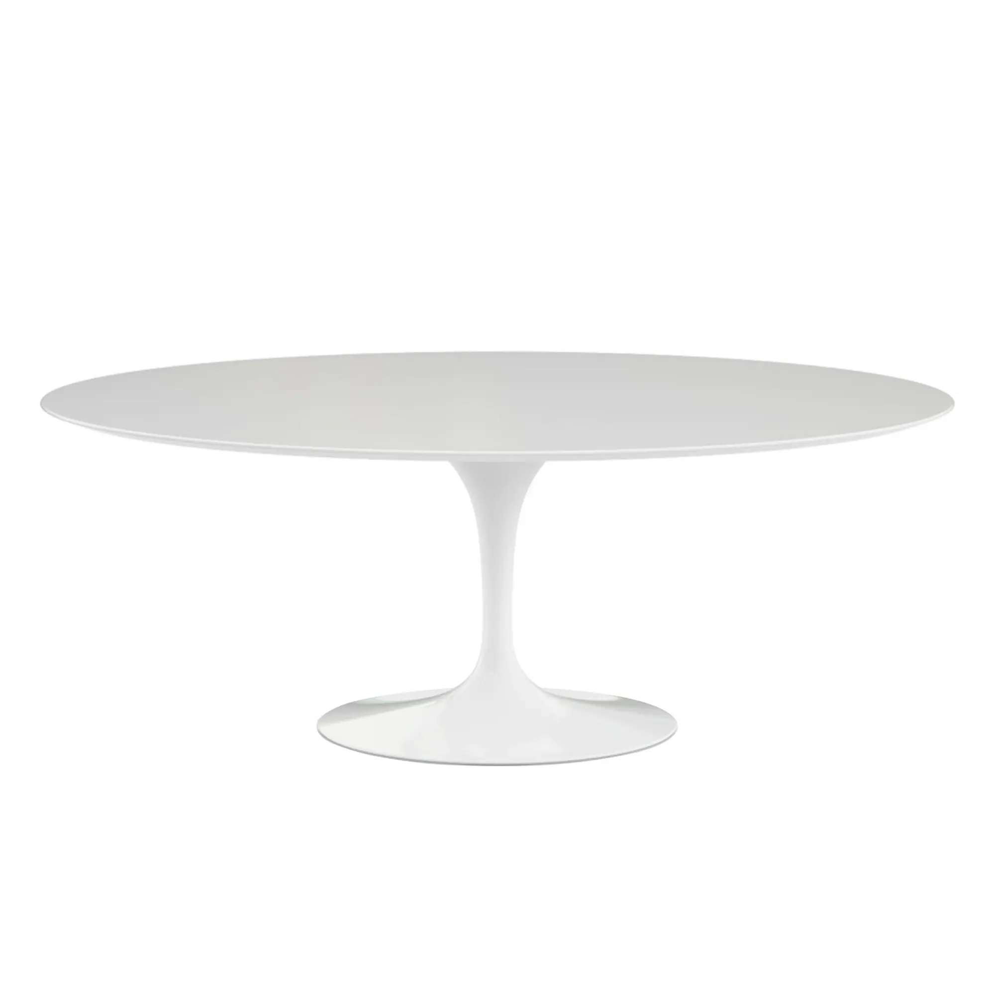 Saarinen Oval matbord 198 cm White