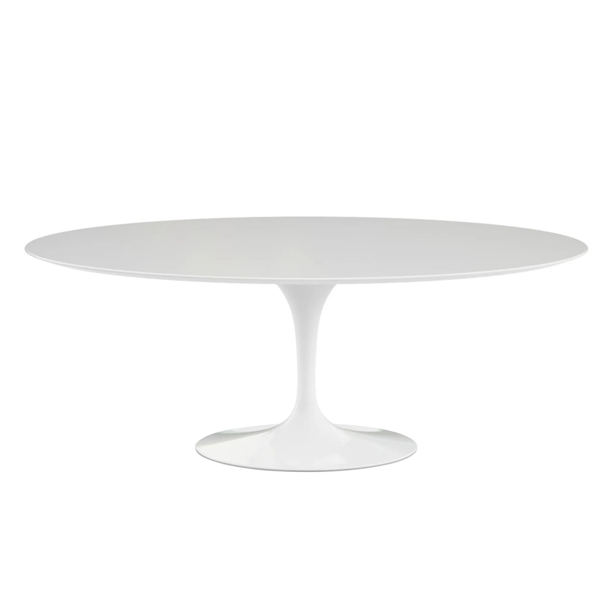 Saarinen Oval matbord 198 cm White