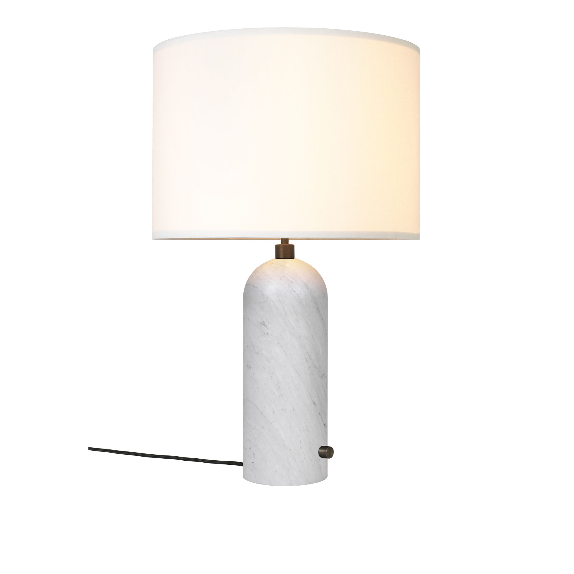 Gubi - Gravity Table Lamp Large White/White Marble - Bordslampor - Space Copenhagen - Vit