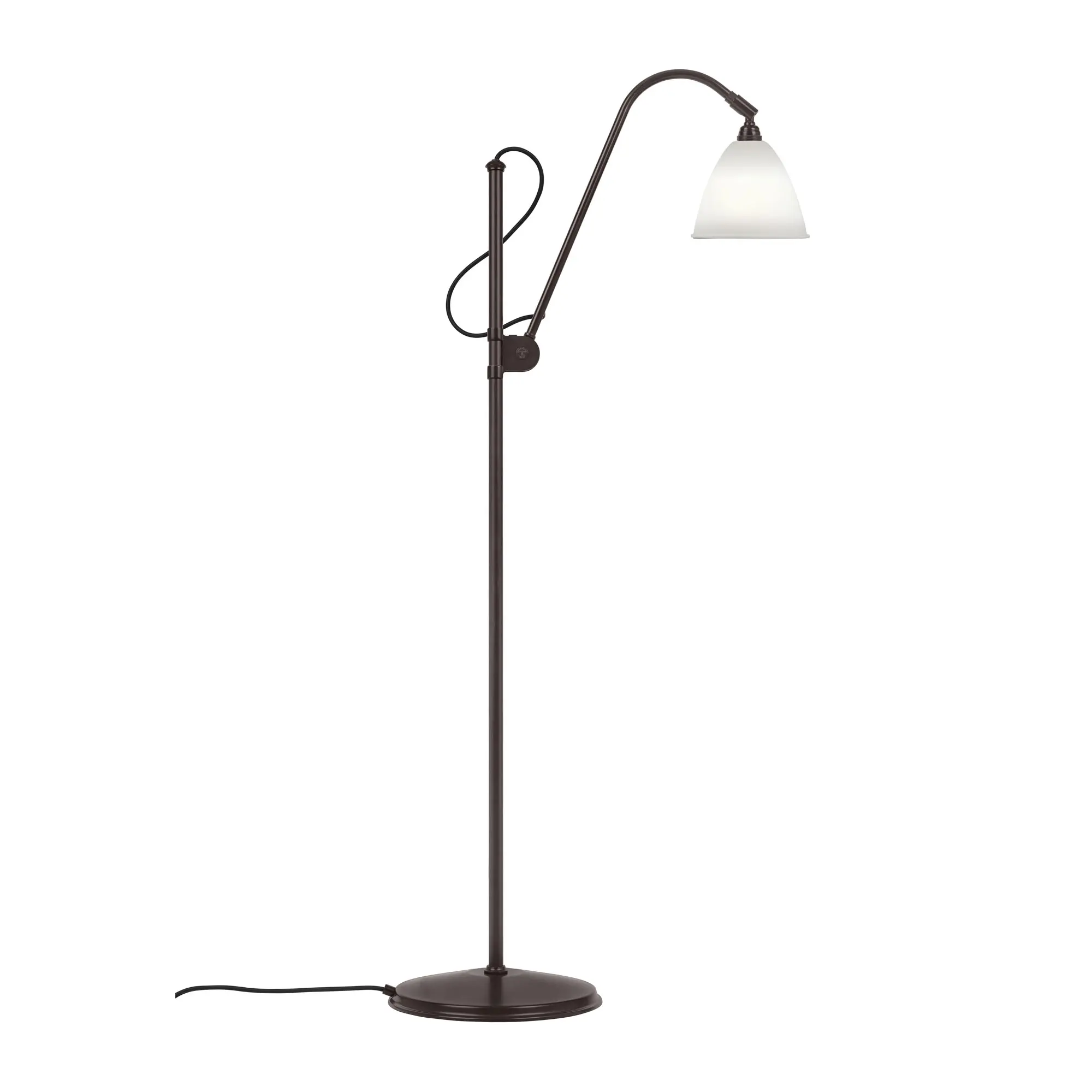 Bestlite BL3 gulvlampe Small sort messing
