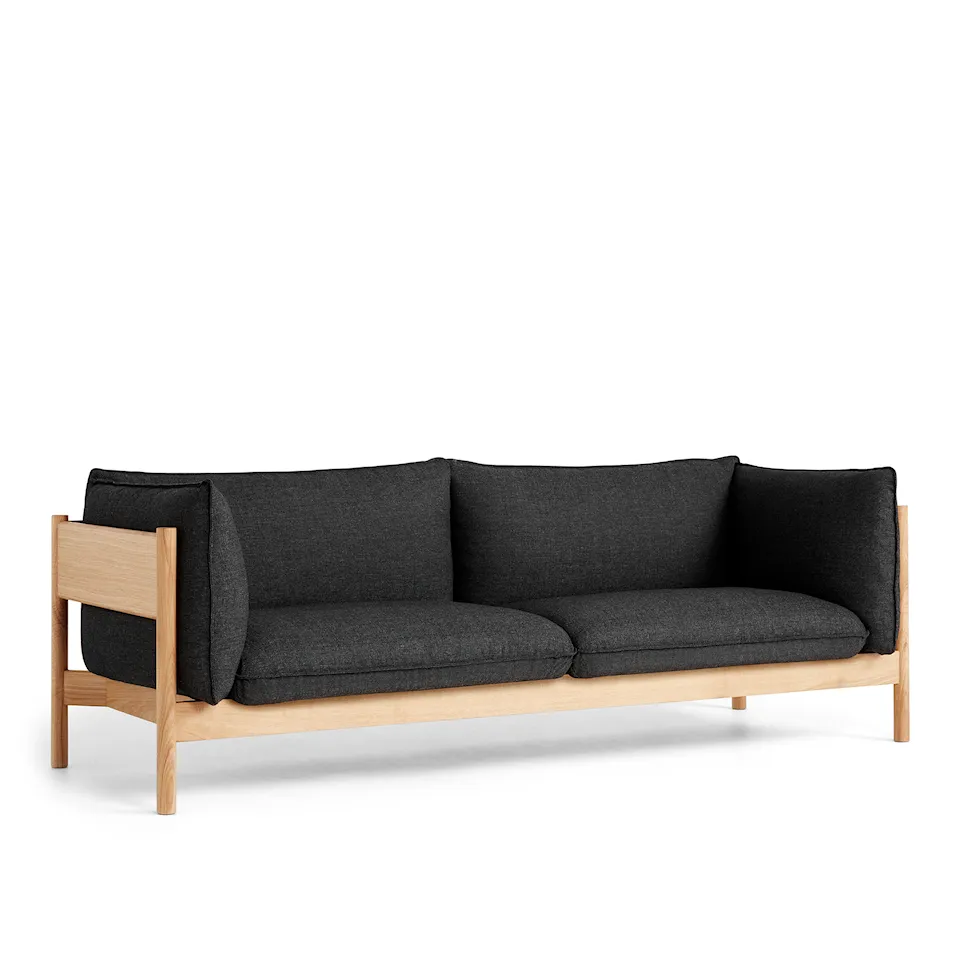 Arbour Eco 3-sitssoffa Oiled Waxed Oak