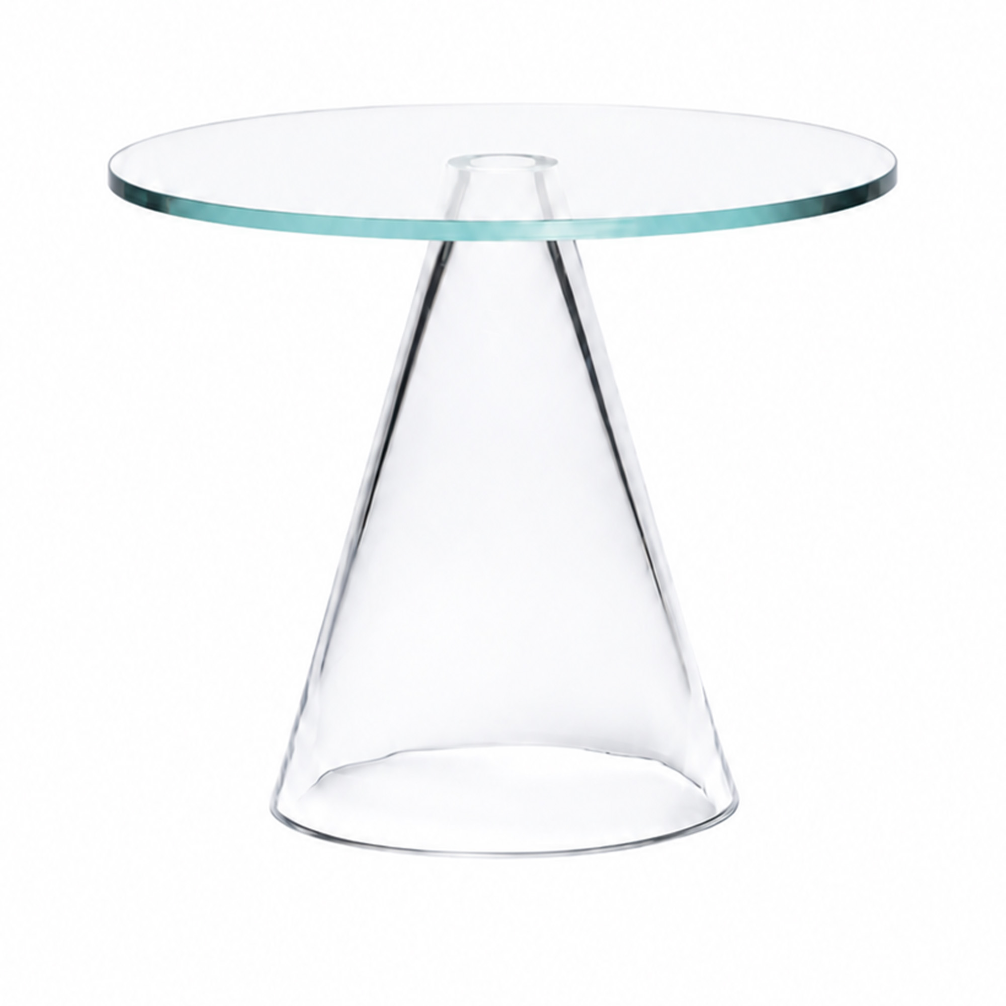 Massproductions - Sander Table SA-01 - Sidobord - Chris Martin - Transparent - Glas