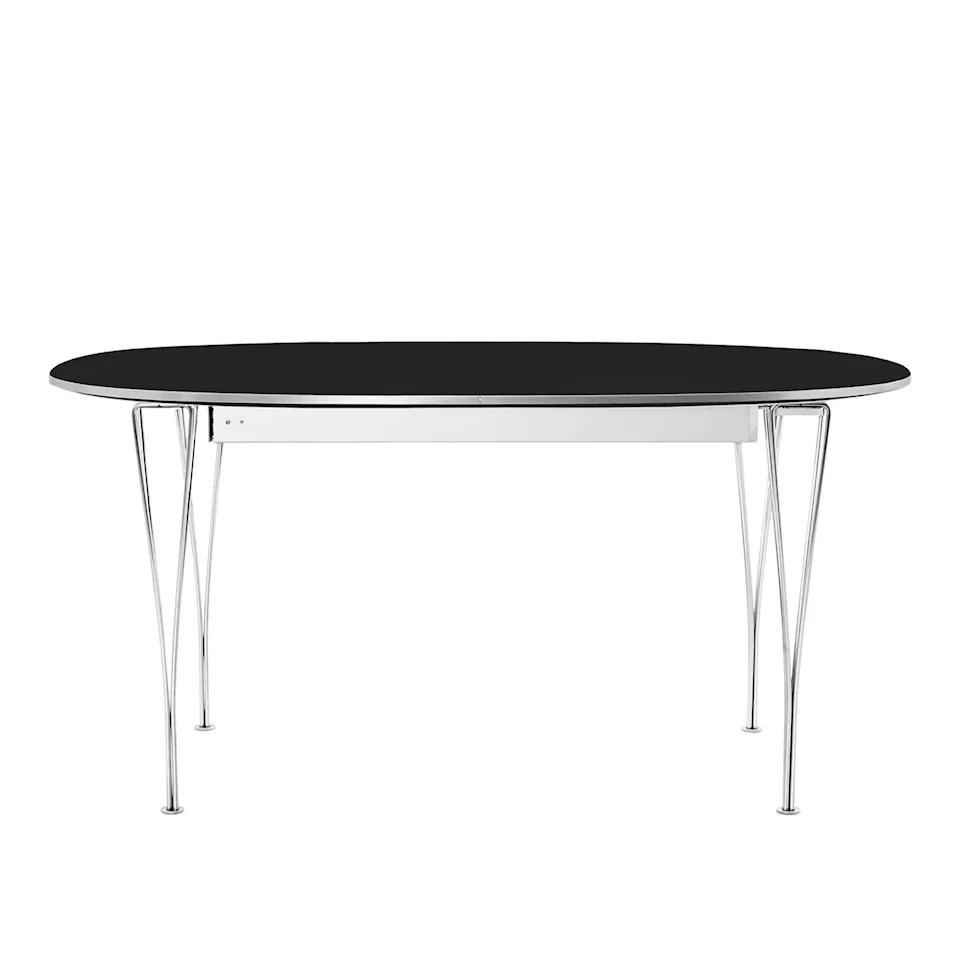 B620 Superellips utdragbart matbord 170–270 x 100 cm Chrome