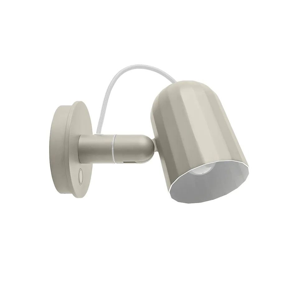 Noc vägglampa Button