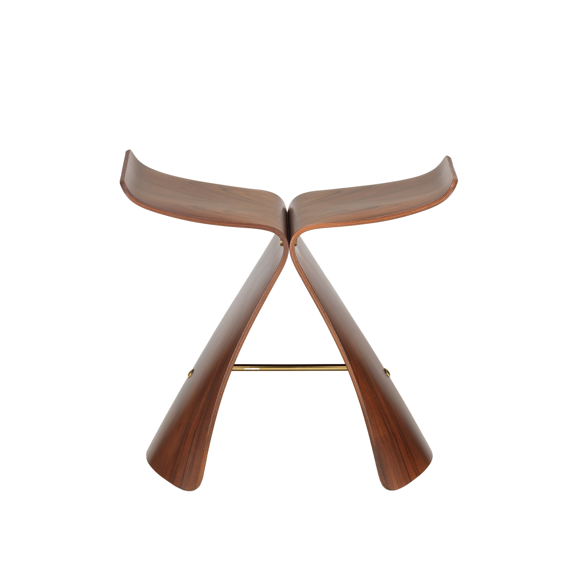 Vitra - Butterfly Stool, Palisander - Pallar - Sori Yanagi - Brun - Metall/Trä | Möbler - Stolar Och Pallar - Pallar | Möbelexperten