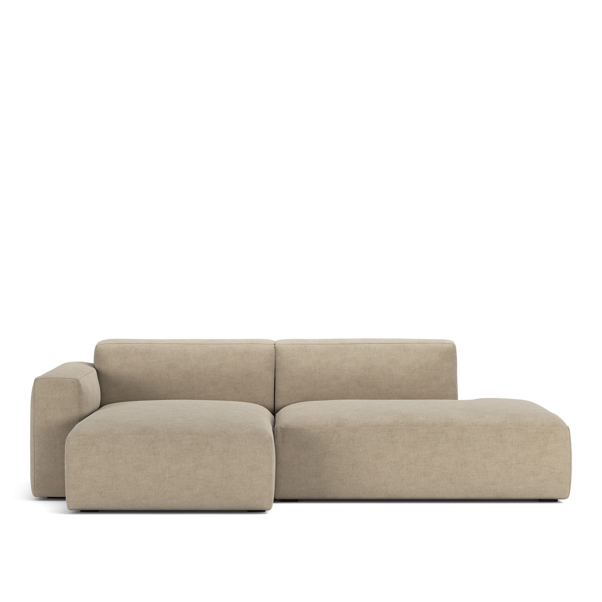NOGA - Brick 2-Seater Chaise Lounge Open End Right, Sienna Tonal 01 - Soffor