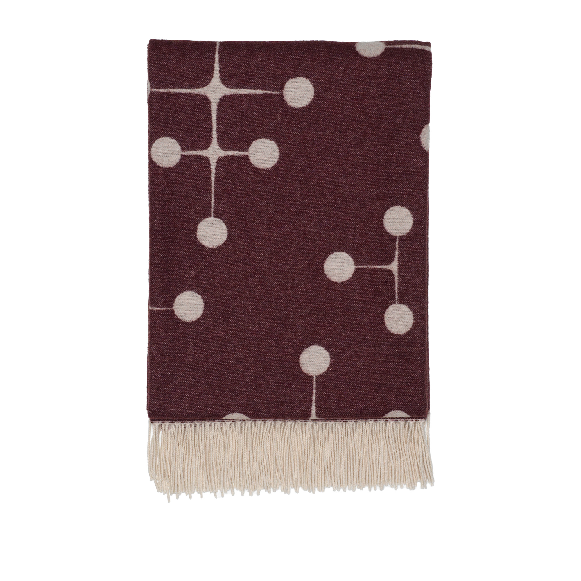 Vitra - Eames Wool Blanket - Eames Special Collection - Plädar & filtar - Charles & Ray Eames - Röd