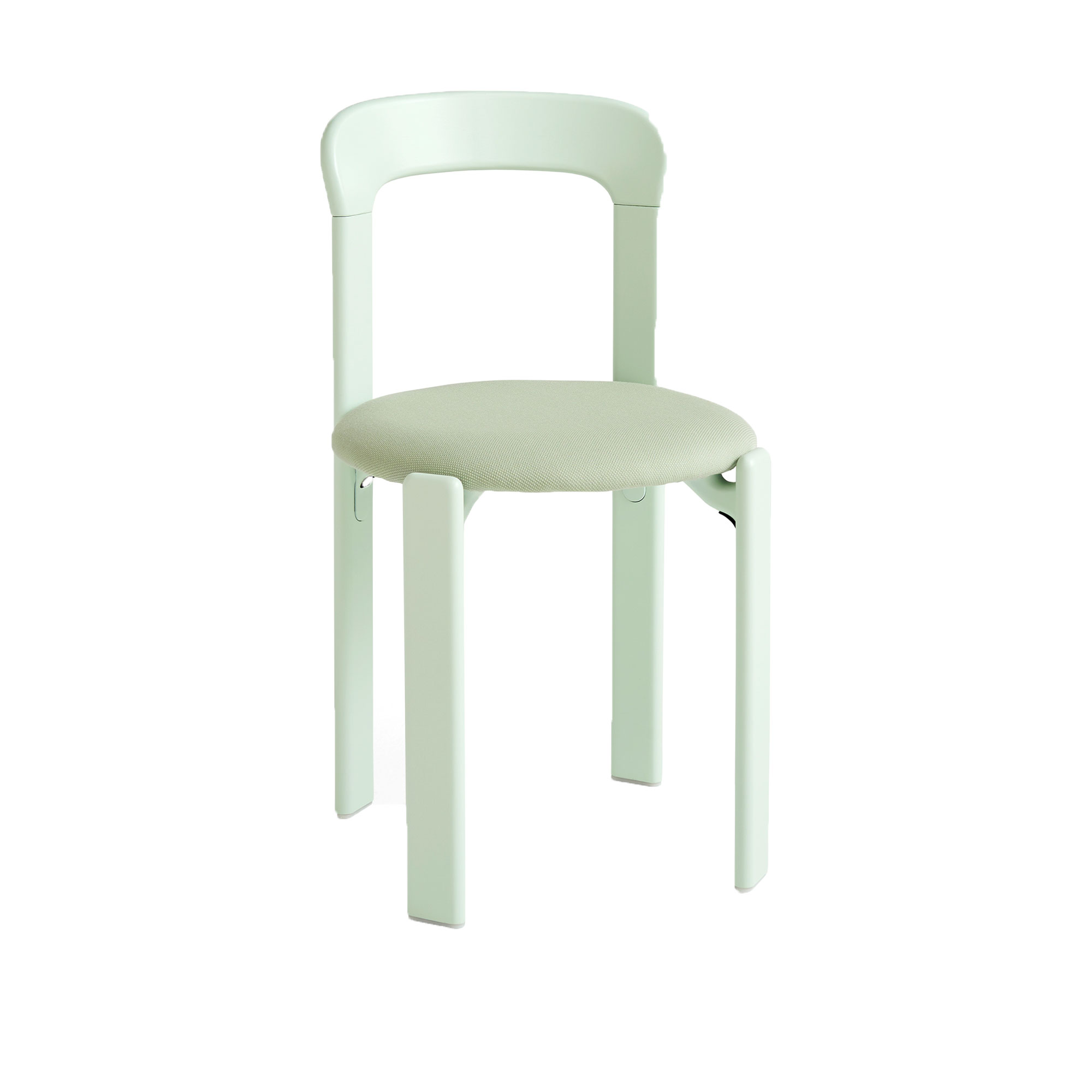 HAY - Rey Chair - Soft mint waterbased lacquered beech, seat upholstery Steelcut 935 REY22 - Matstolar - Bruno Rey - Grön - Trä